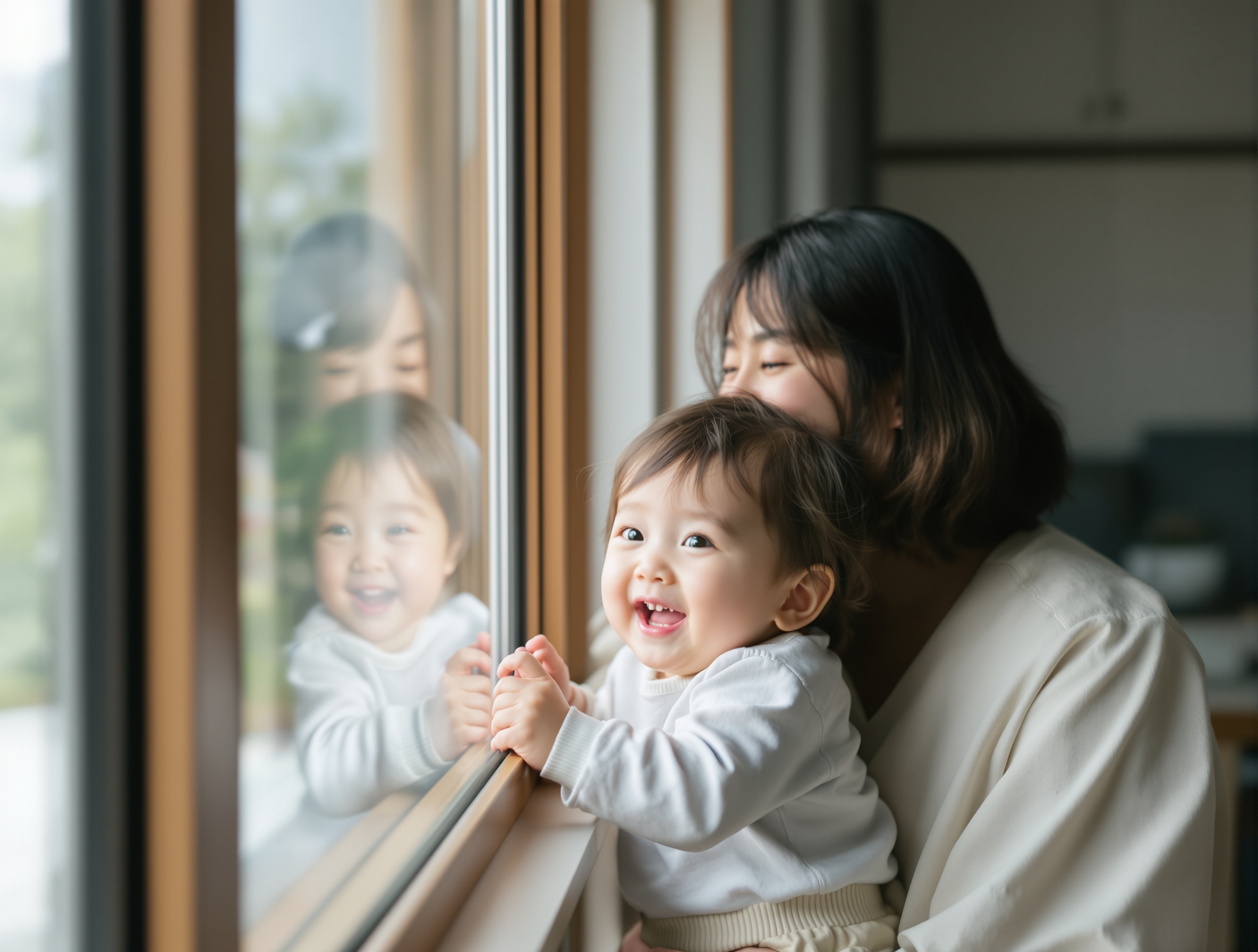 日本人家族の安全対策イメージ（文字なし）