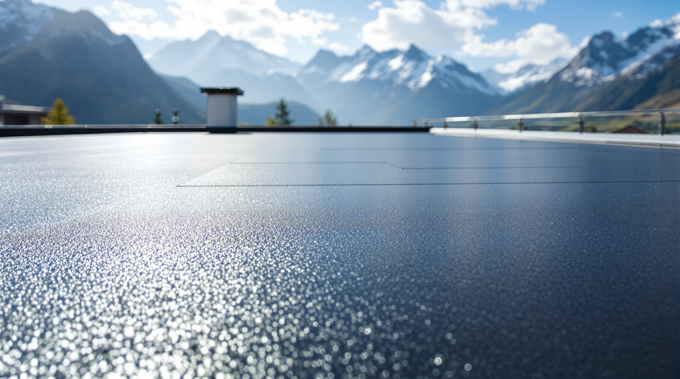 Étanchéité toiture Valais - Travaux de rénovation, zinguerie, drainage, entretien, protection, imperméabilisation et isolation de toit par entreprise experte en couverture et réparation lors de fuite, infiltration et humidité