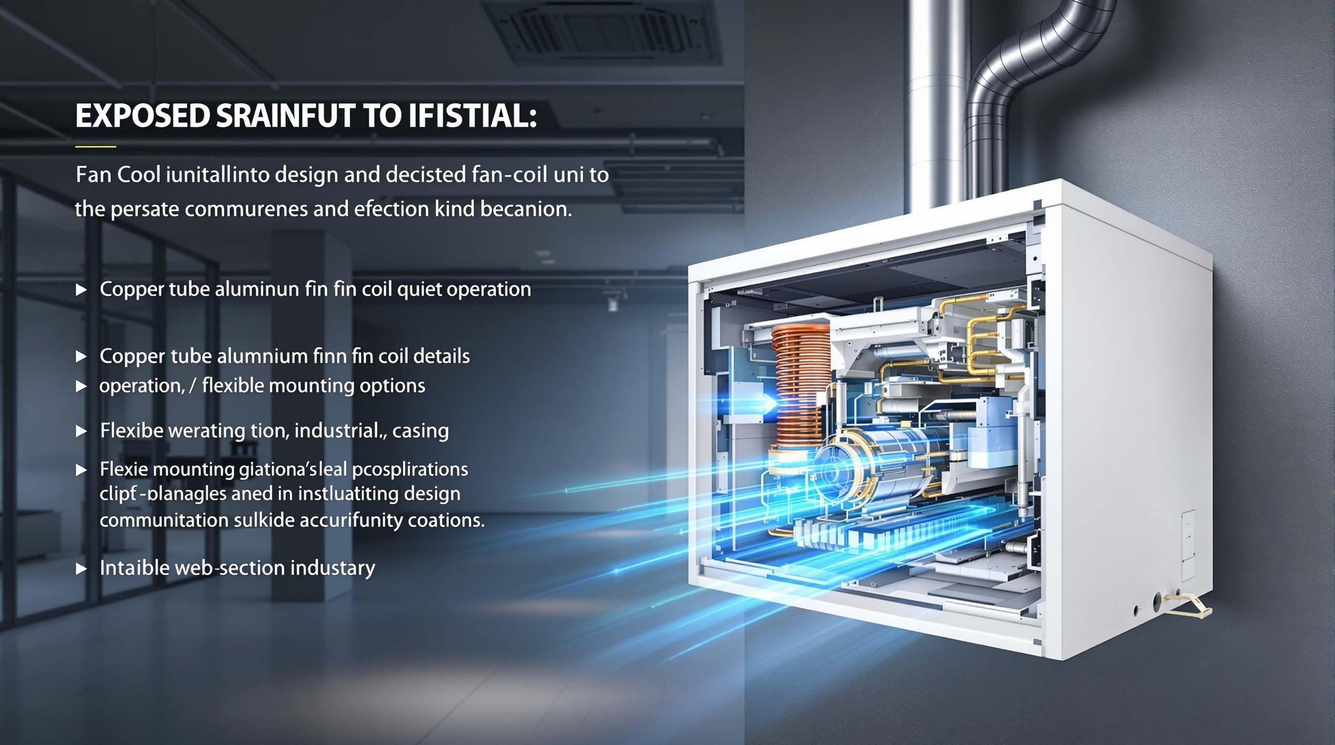 SongXin Exposed Fan Coil Unit Features