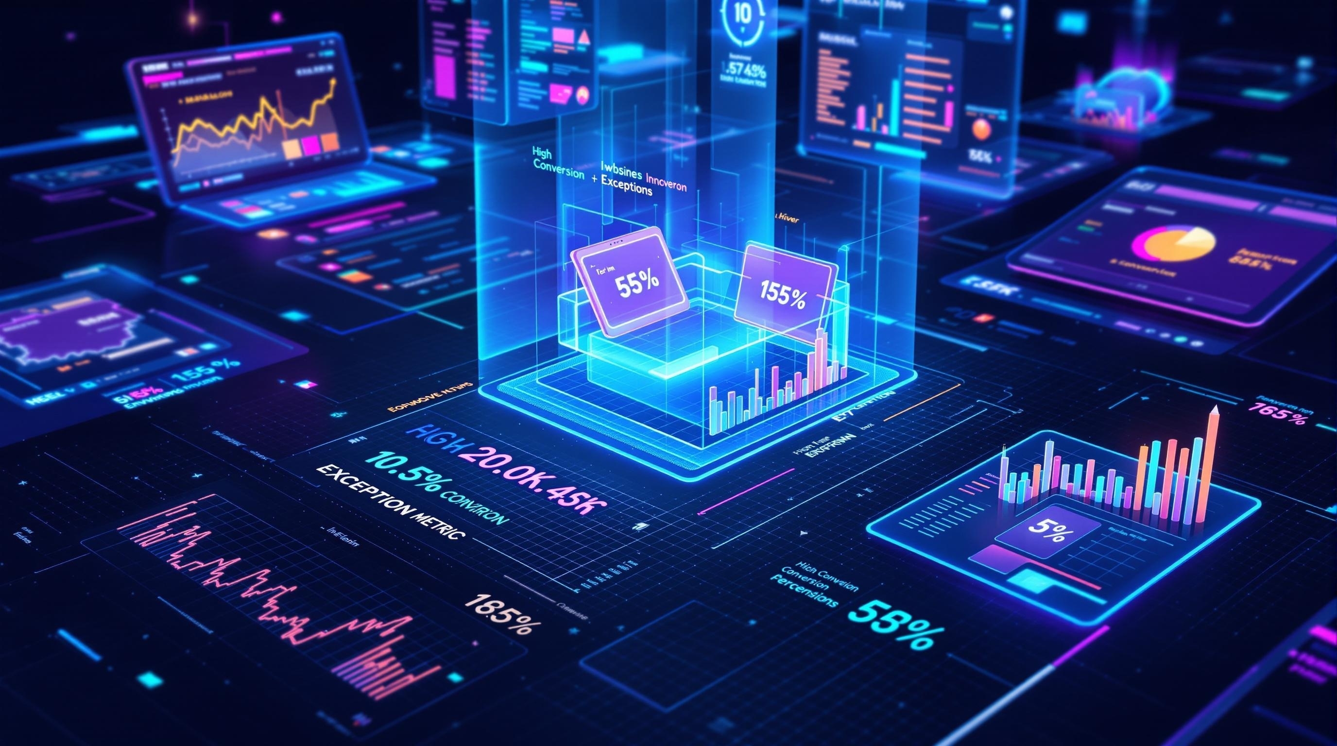 Sites web exemple à haute conversion avec métriques de performance visibles
