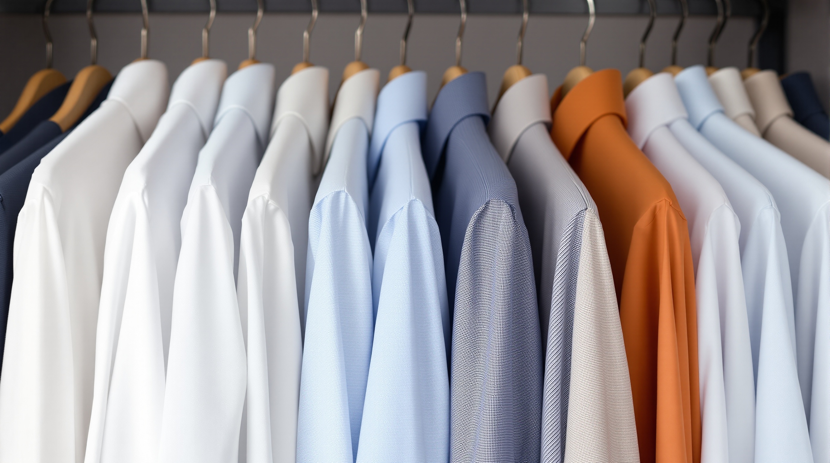 整理された衣類