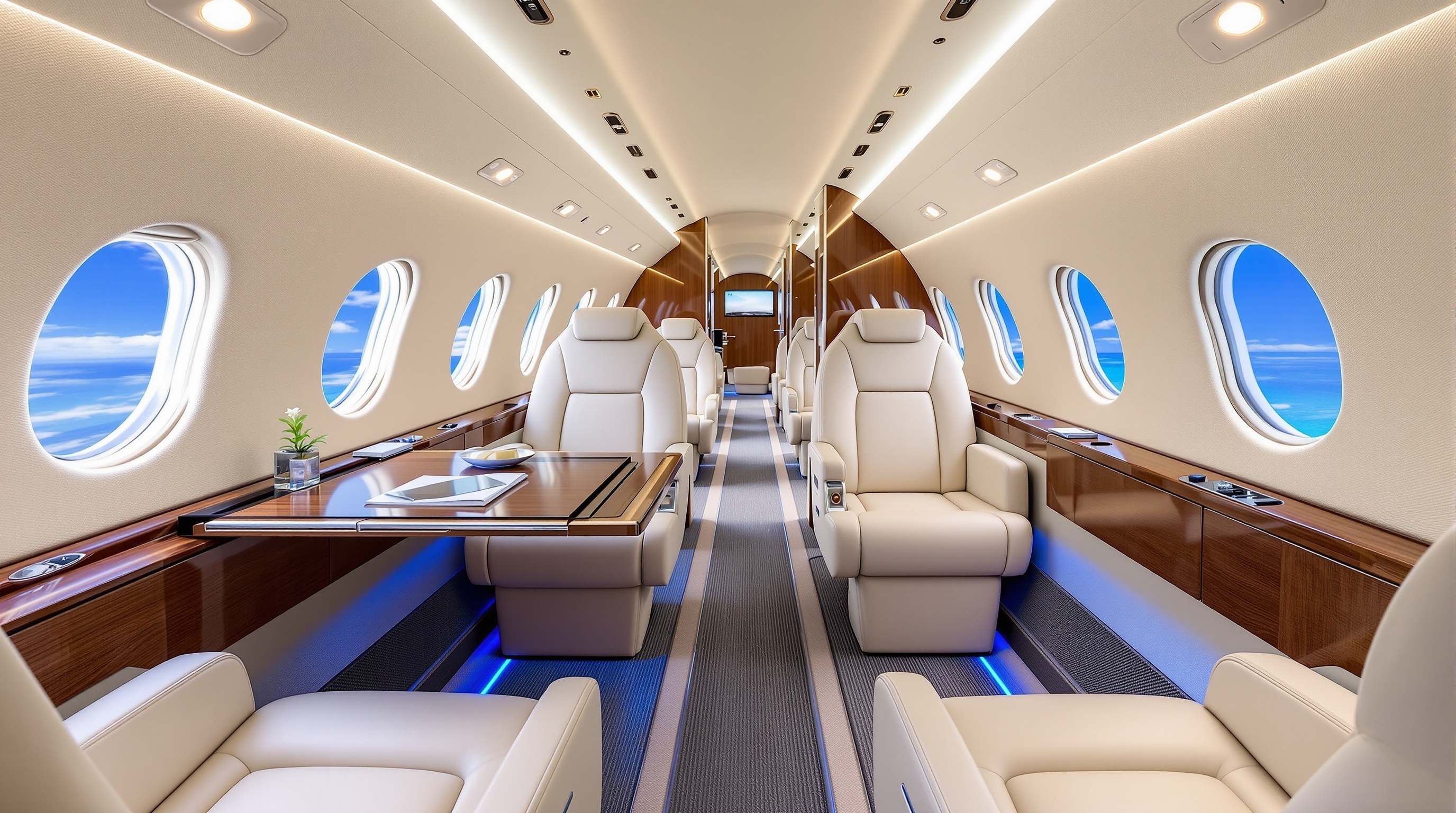 Luxury Jet Interior