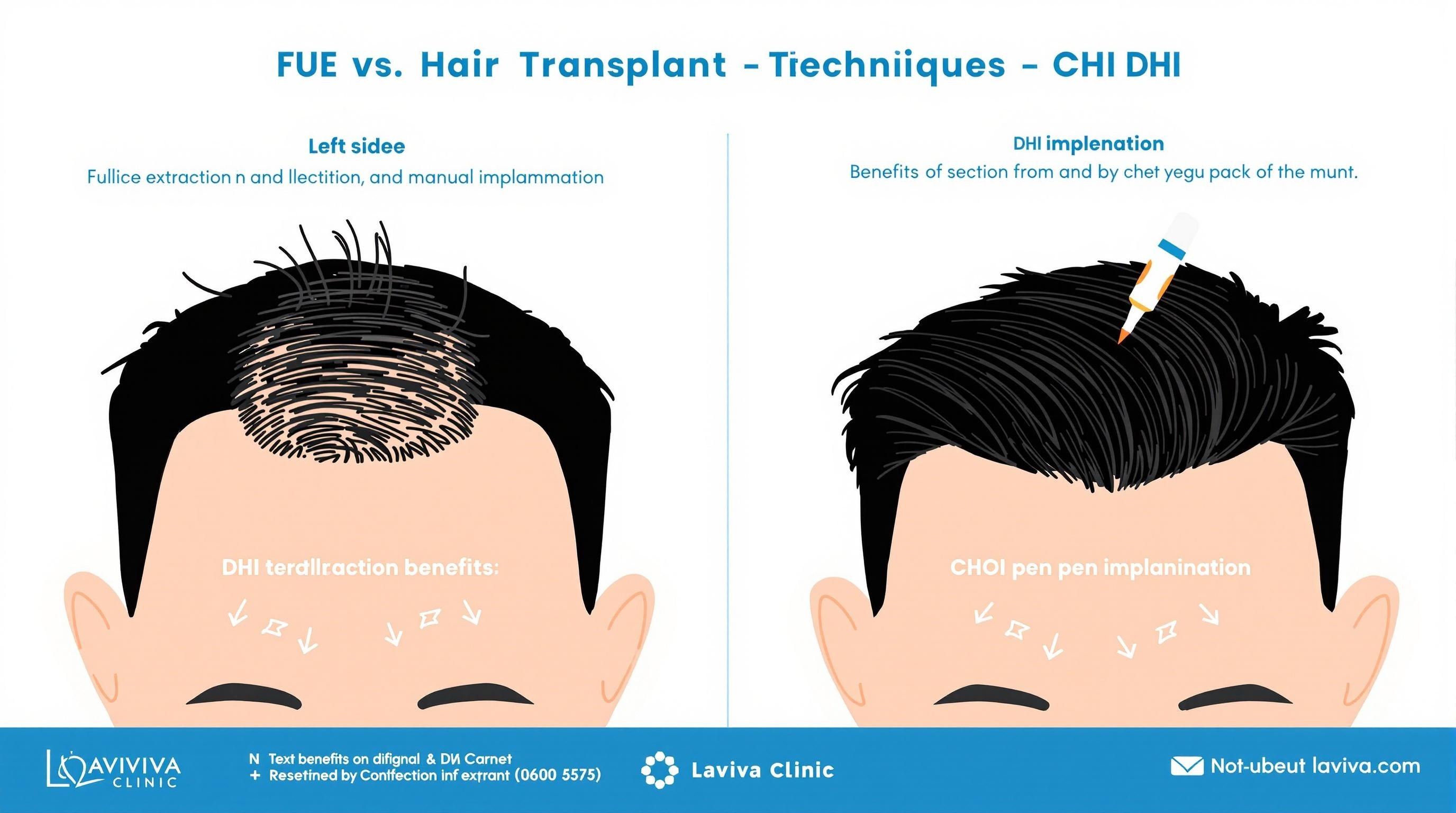 FUE vs DHI Hair Transplant Comparison