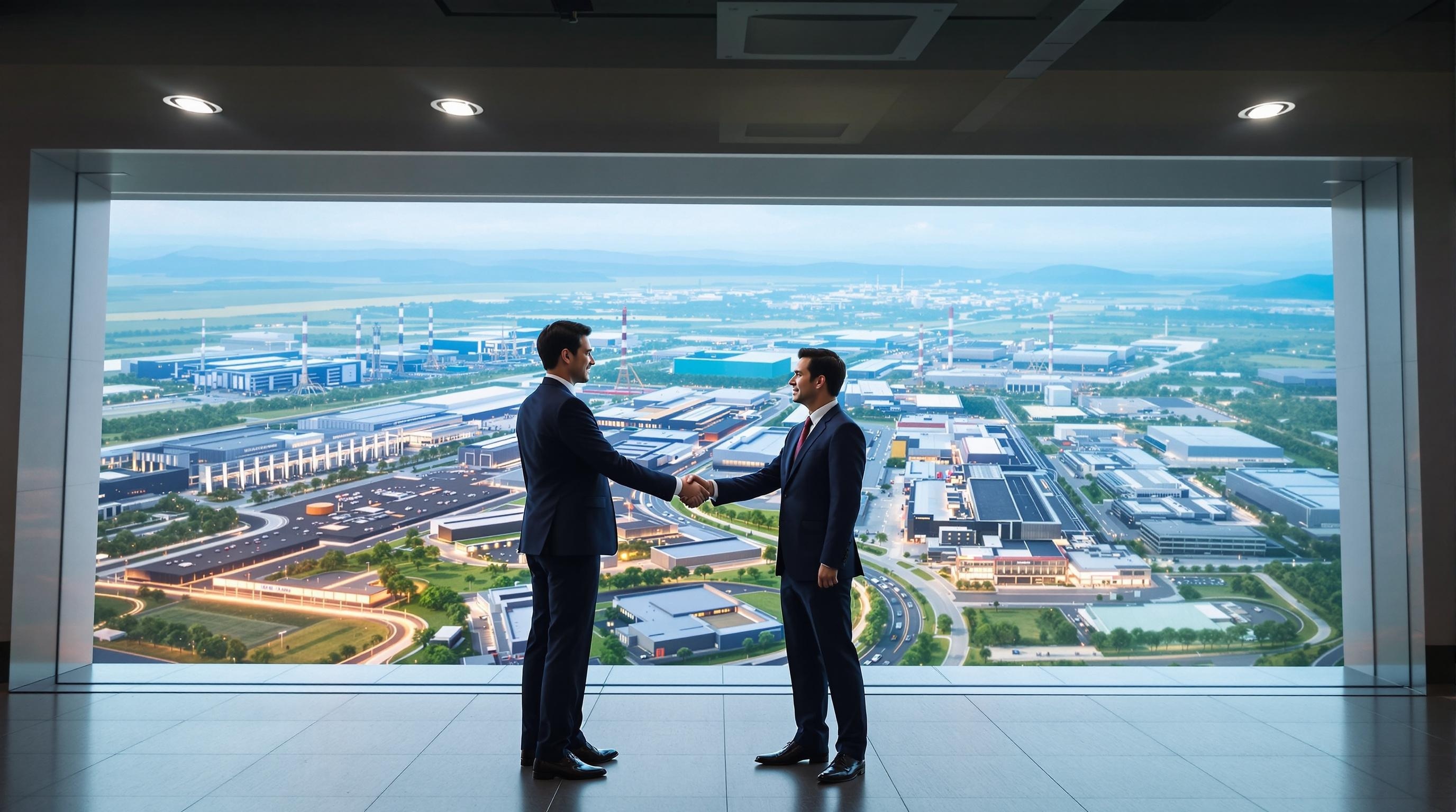 Doanh nhân thành công trong giao dịch đất công nghiệp