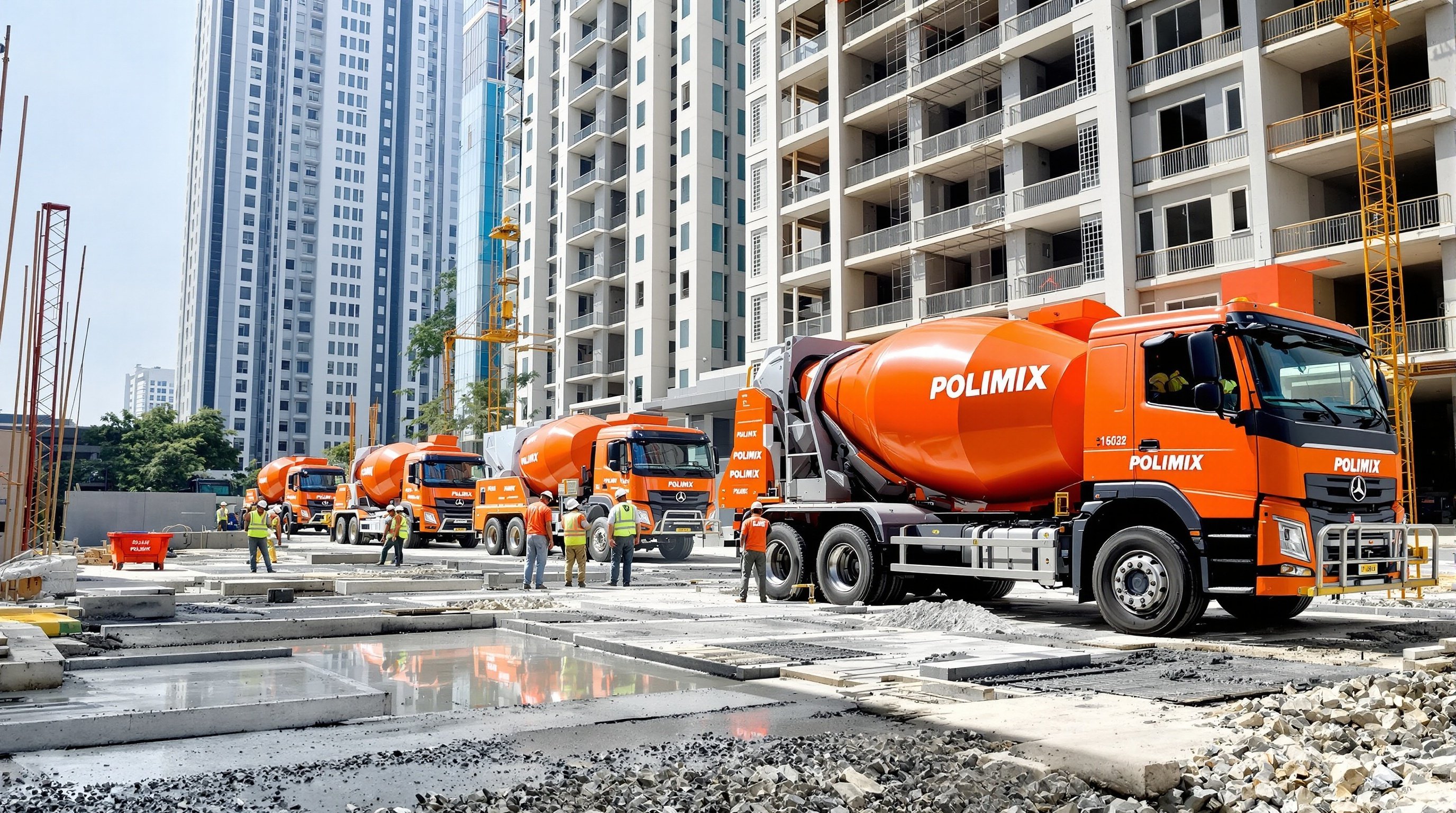 Serviços de concretagem Polimix