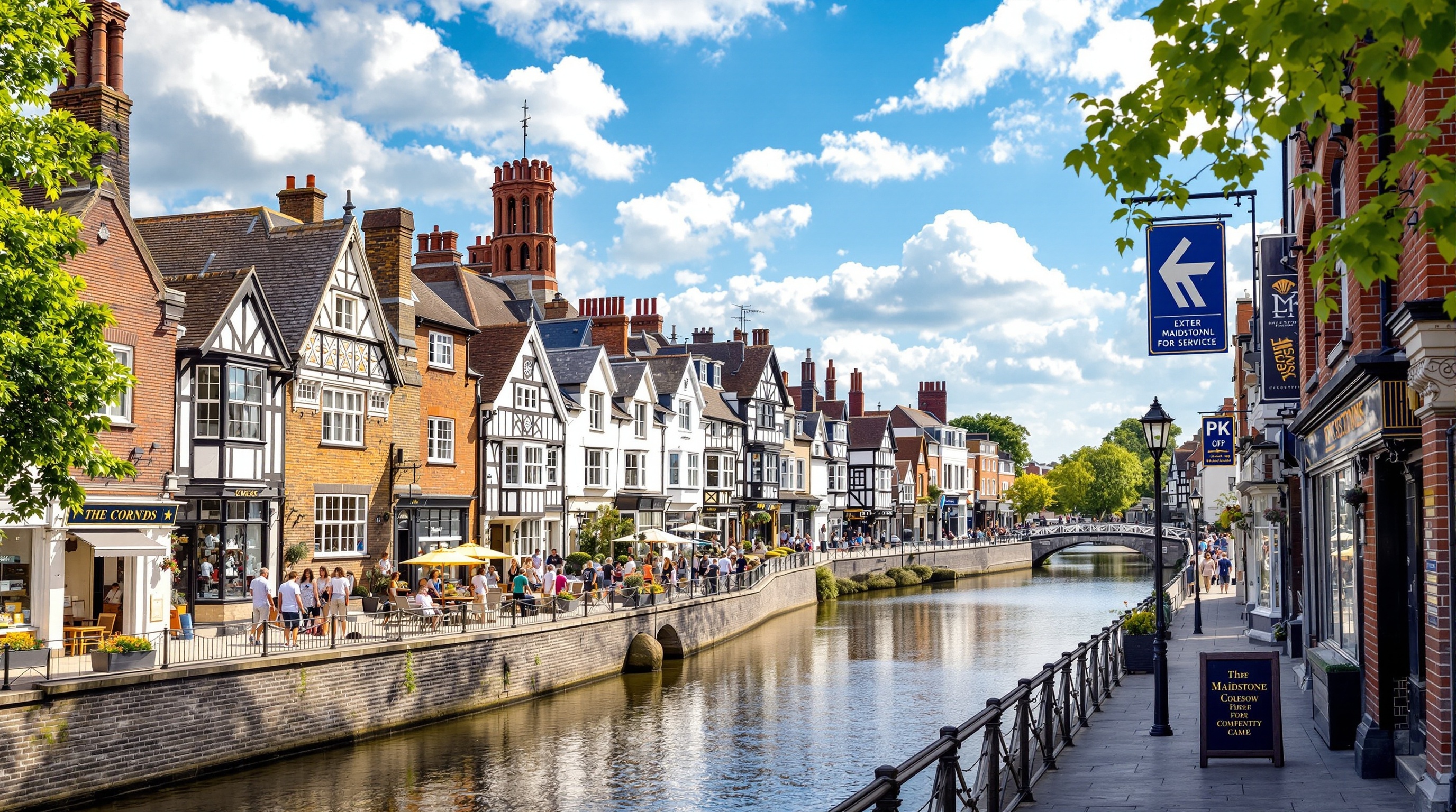 Maidstone town center Kent