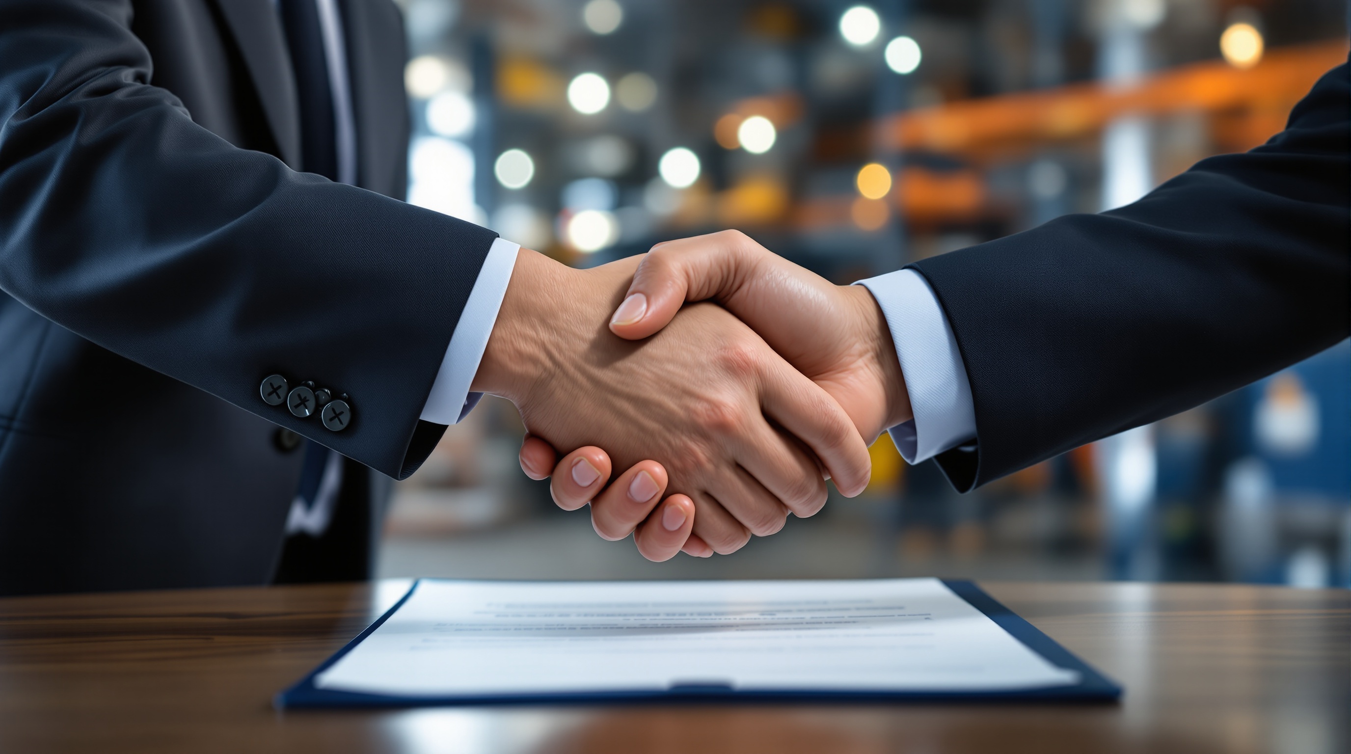 商談・契約の様子