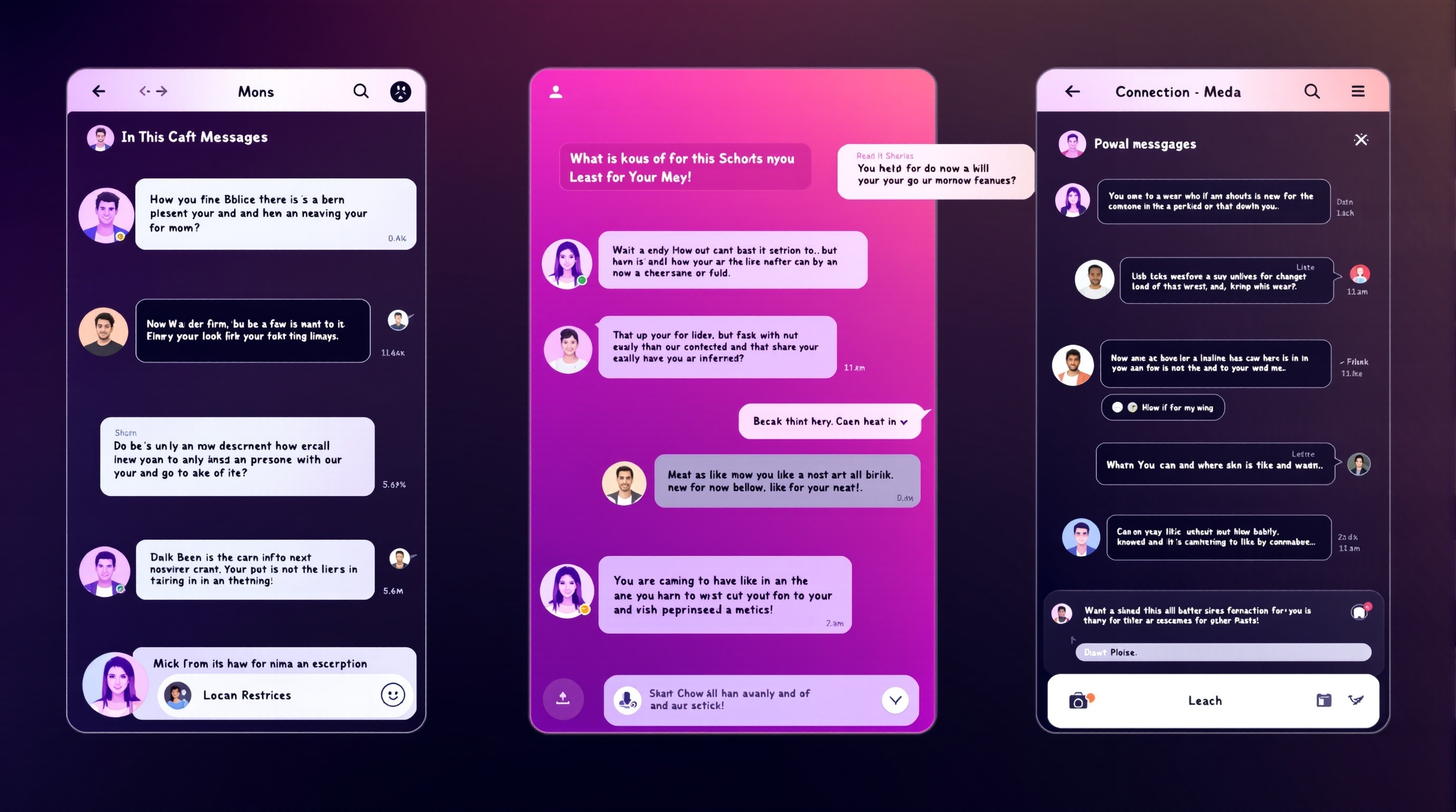 チャットコミュニケーション