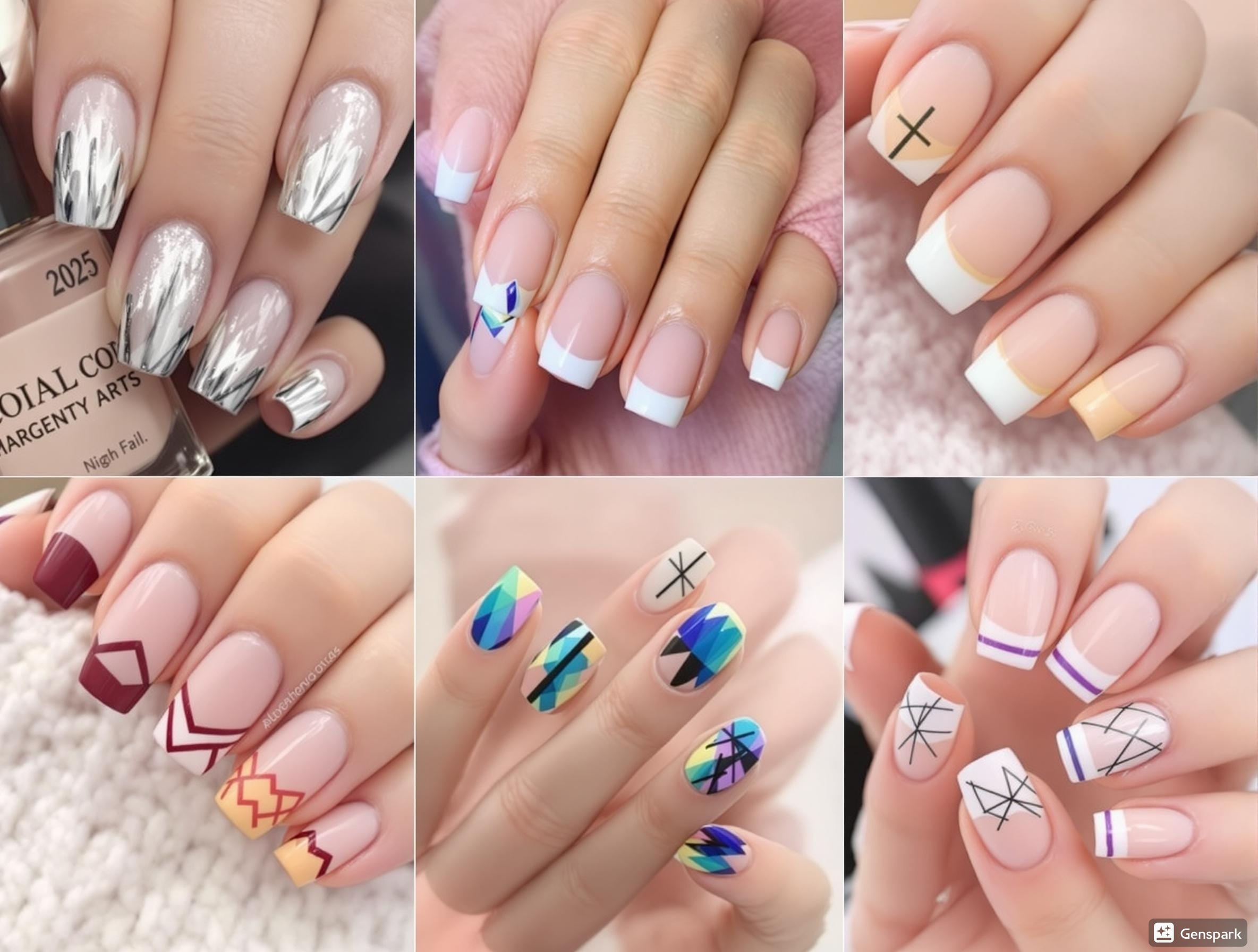 2025 French tip trends