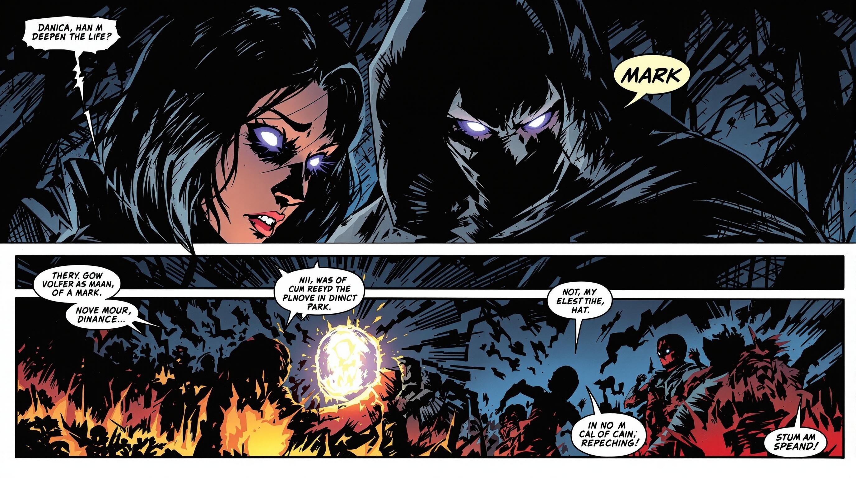 Danica influencing fate - Comic Panel