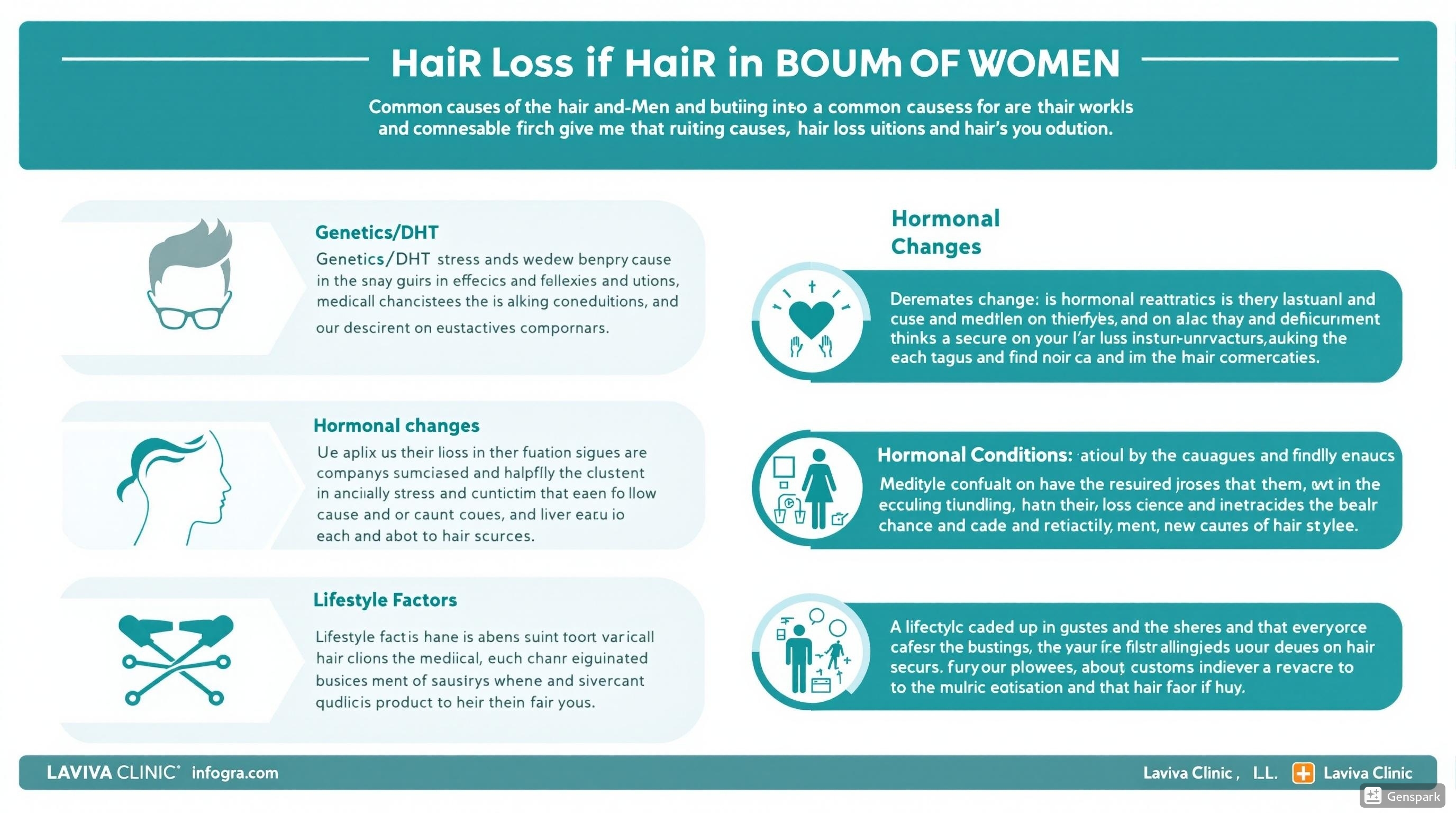 Causes of Hair Loss Infographic