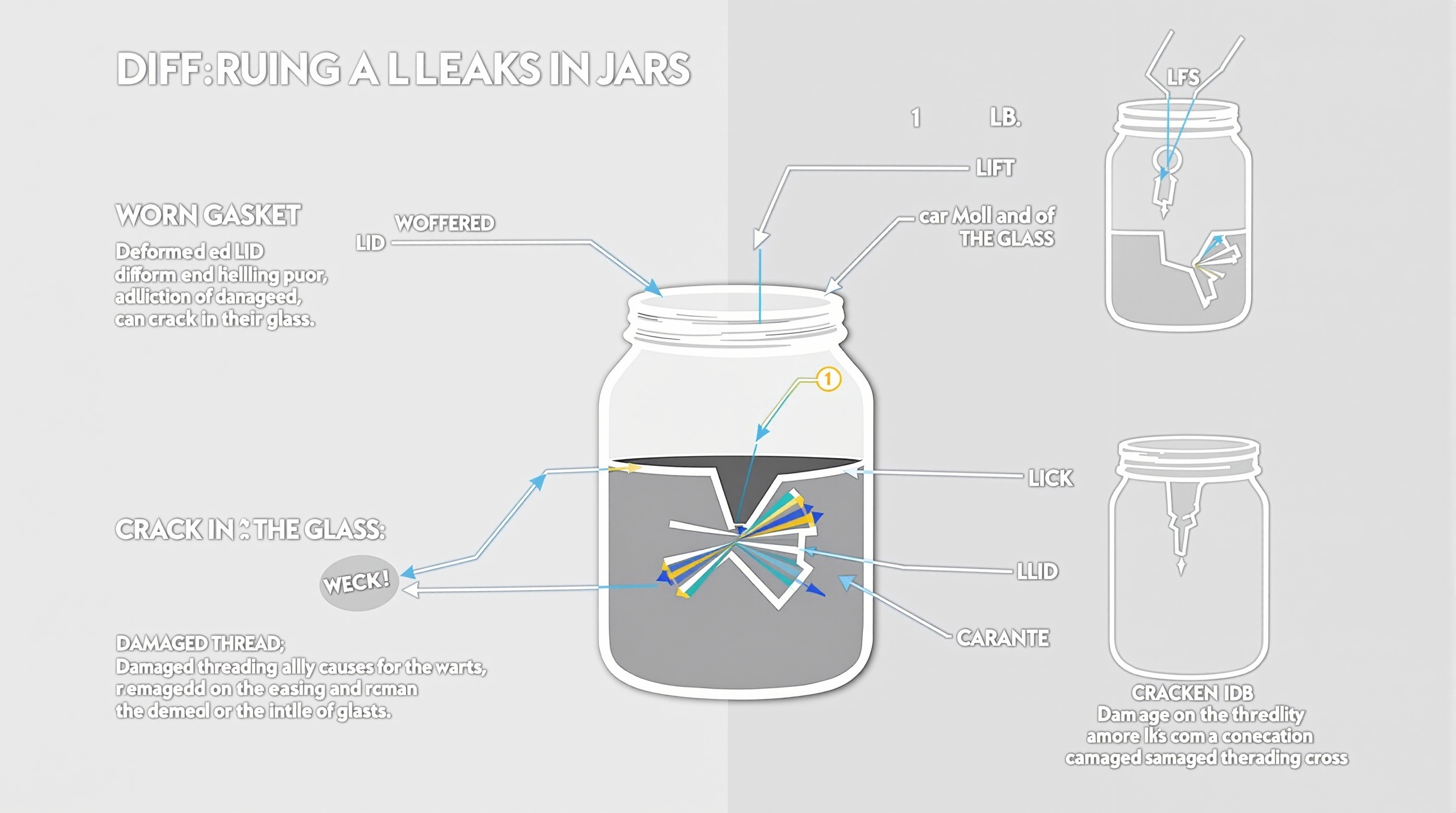 SCHÉMA TECHNIQUE DES CAUSES DE FUITES