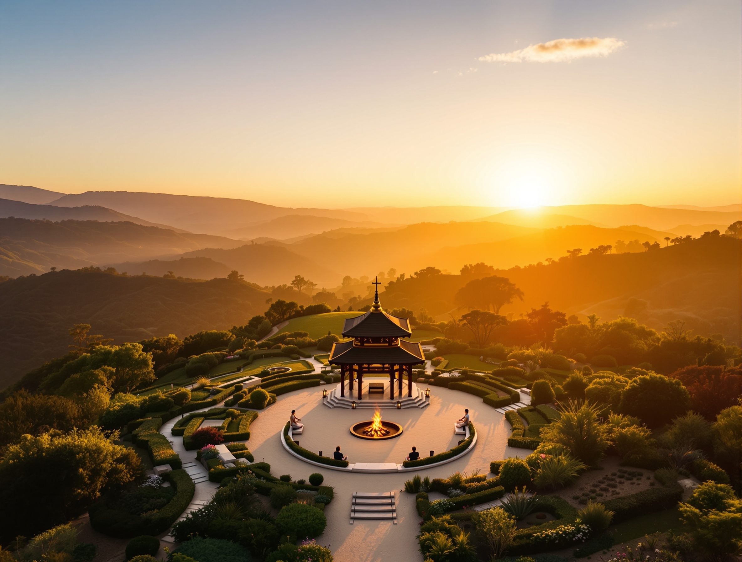Meditation Pagoda at Sanctuary of Yum