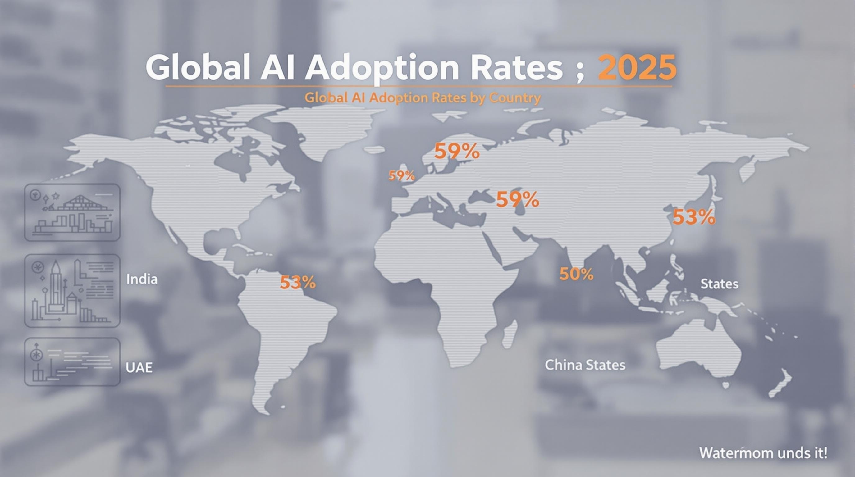 Global AI Adoption Rates 2025