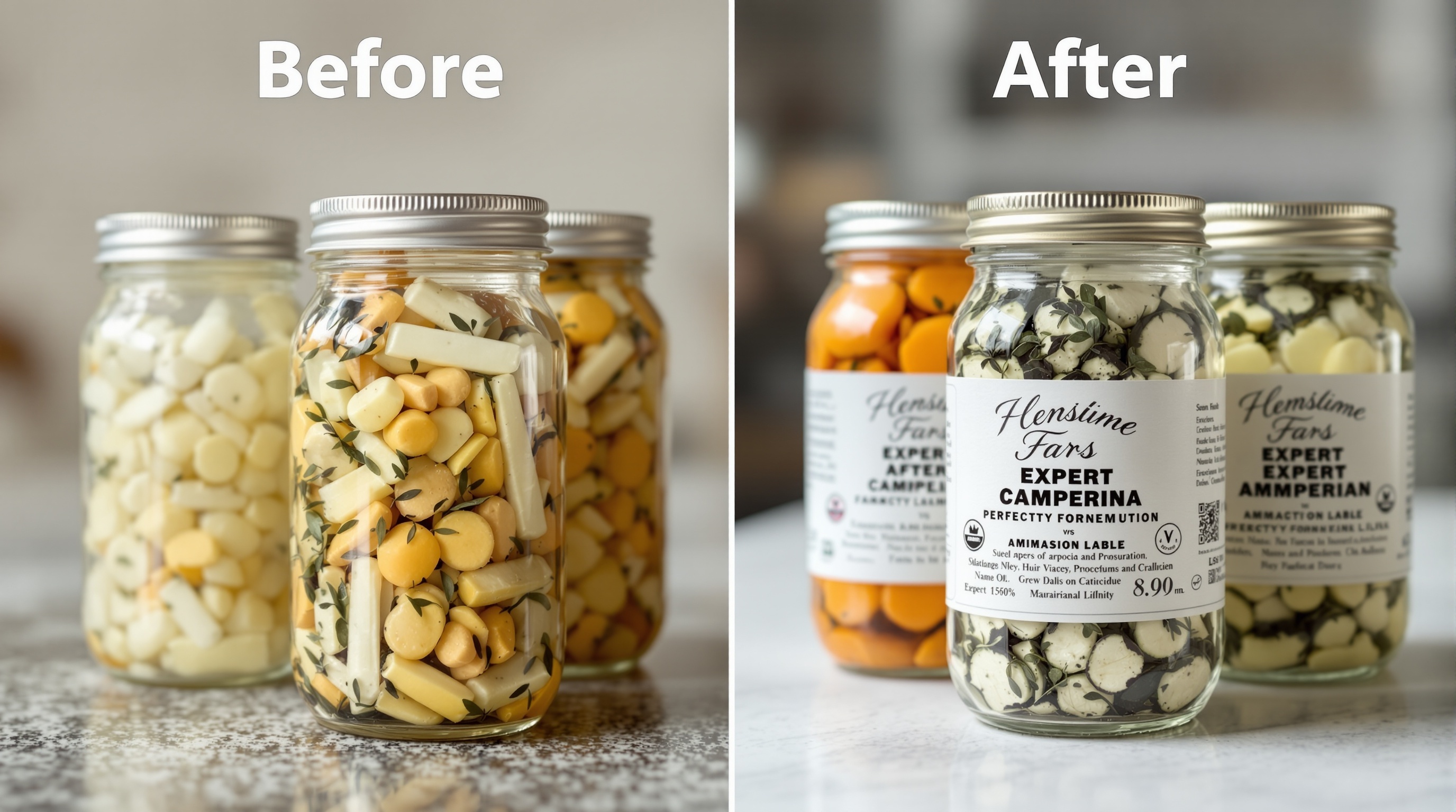 COMPARAISON AVANT/APRÈS - BOCAUX TRAITÉS SELON LES CONSEILS D'EXPERTS