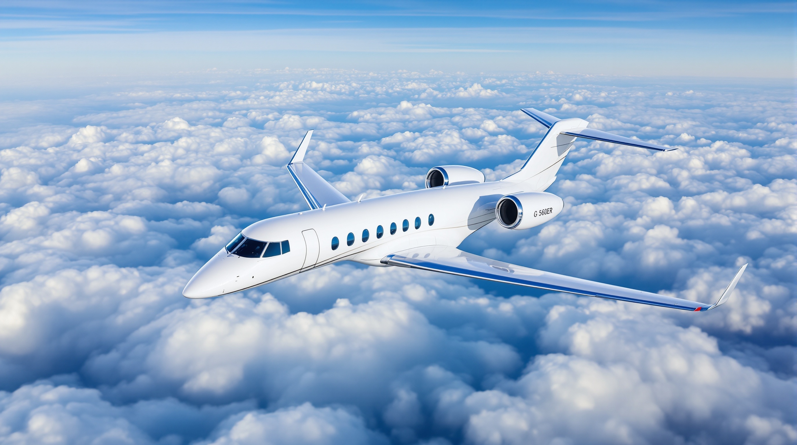 Gulfstream G650ER in flight