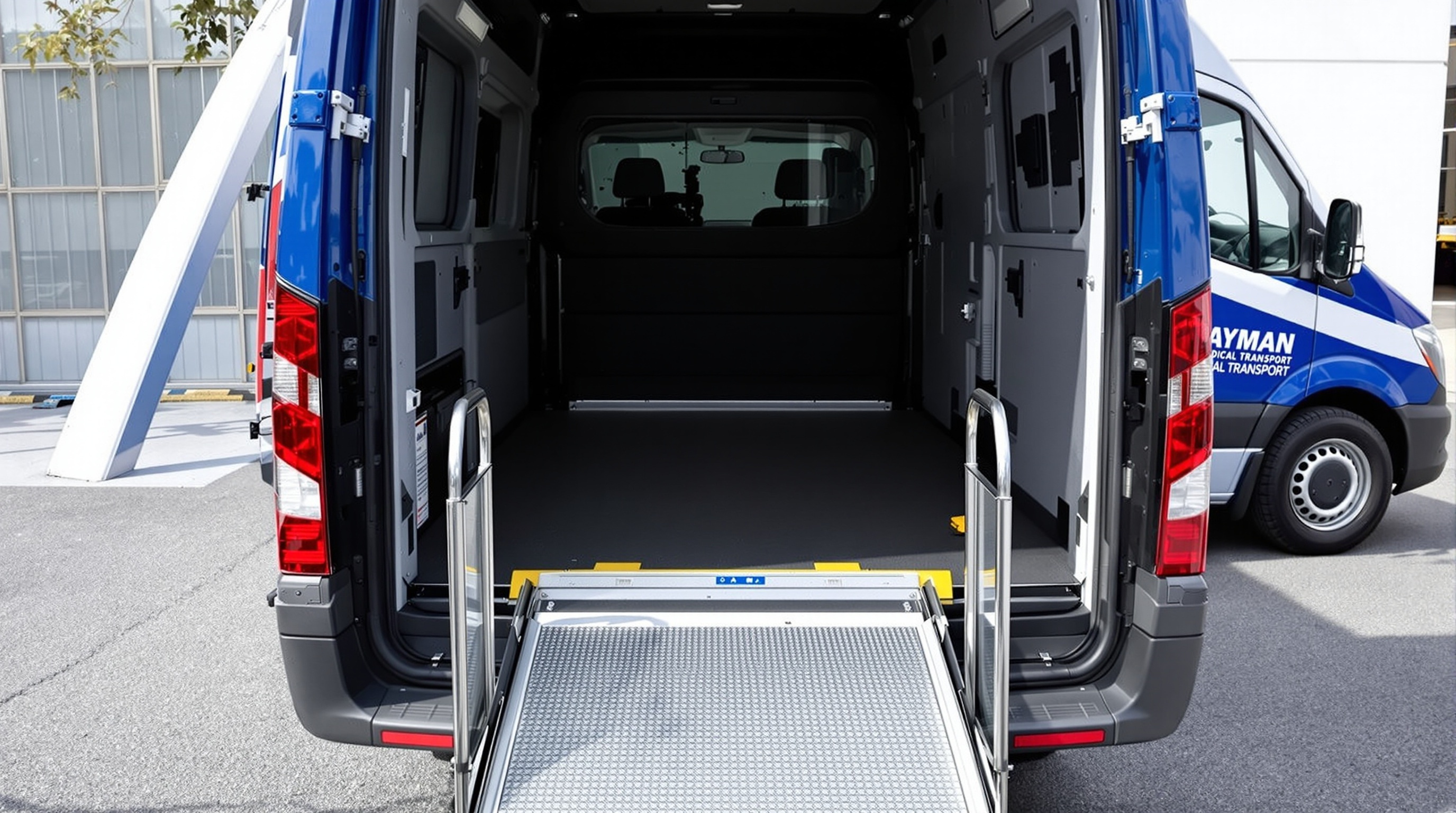 Blue Wheelchair Van