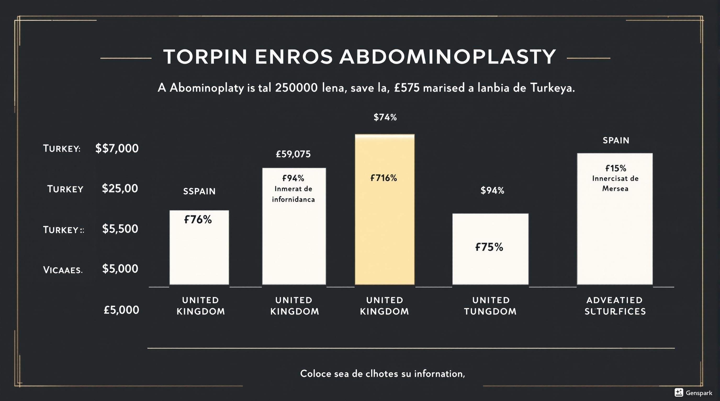 Comparación de precios de abdominoplastia entre países