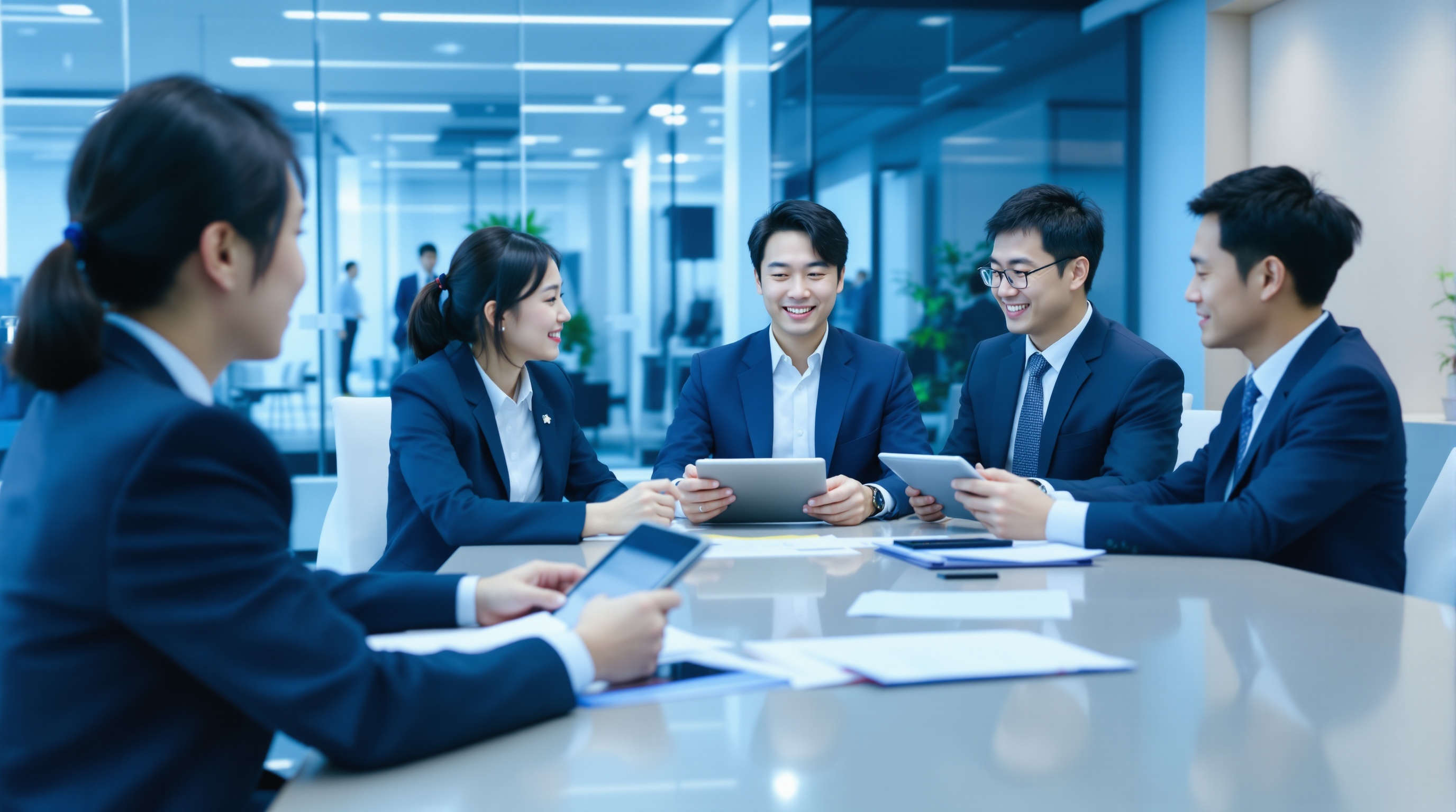 日本企業のビジネスミーティング風景