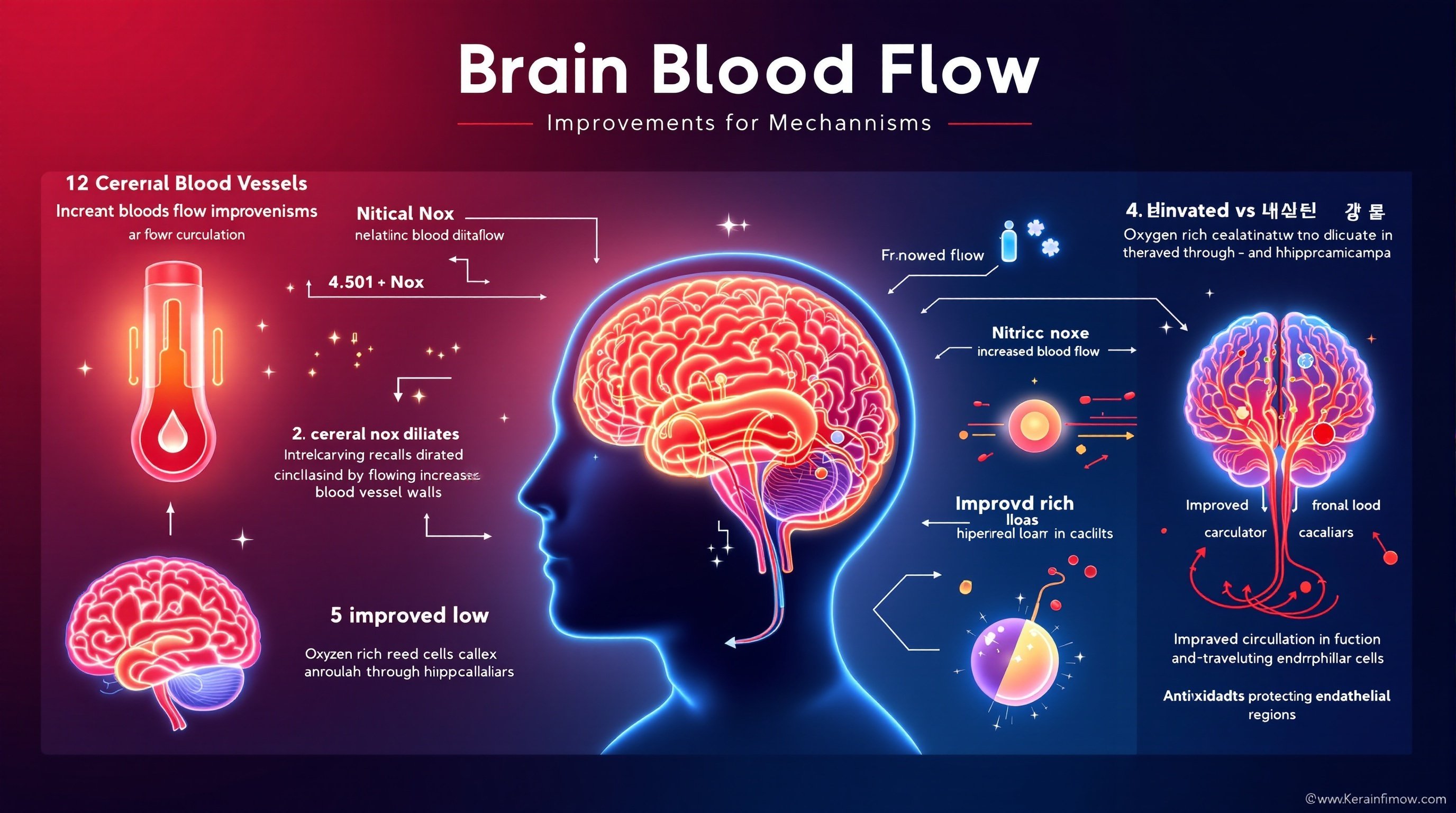 뇌혈류 개선 메커니즘