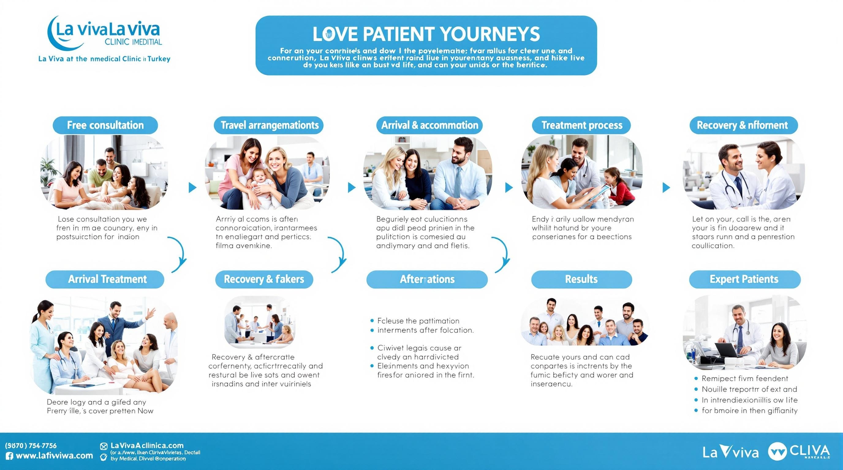 Patient journey at La Viva Clinic in Turkey