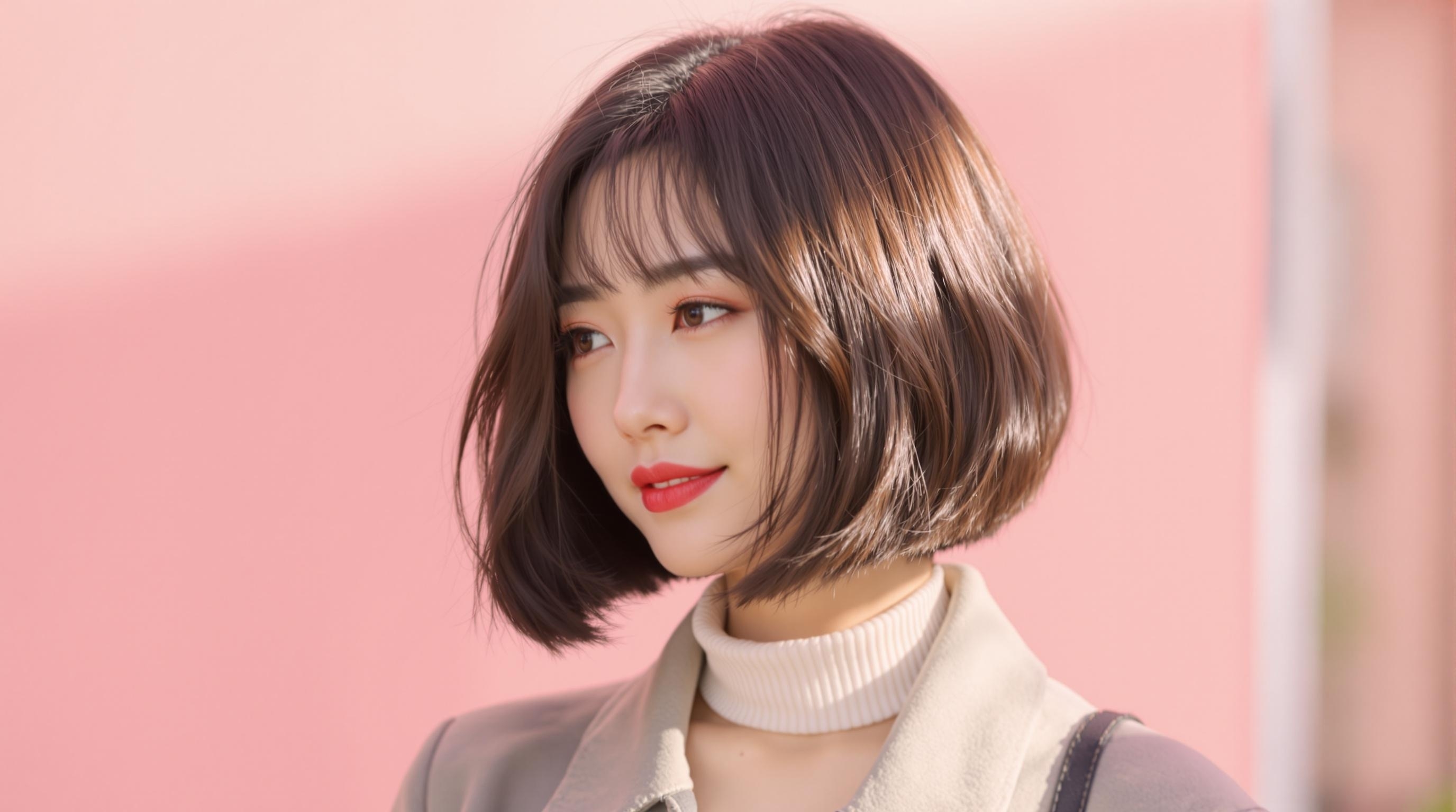 봄 시즌 여행을 위한 밥컷 스타일