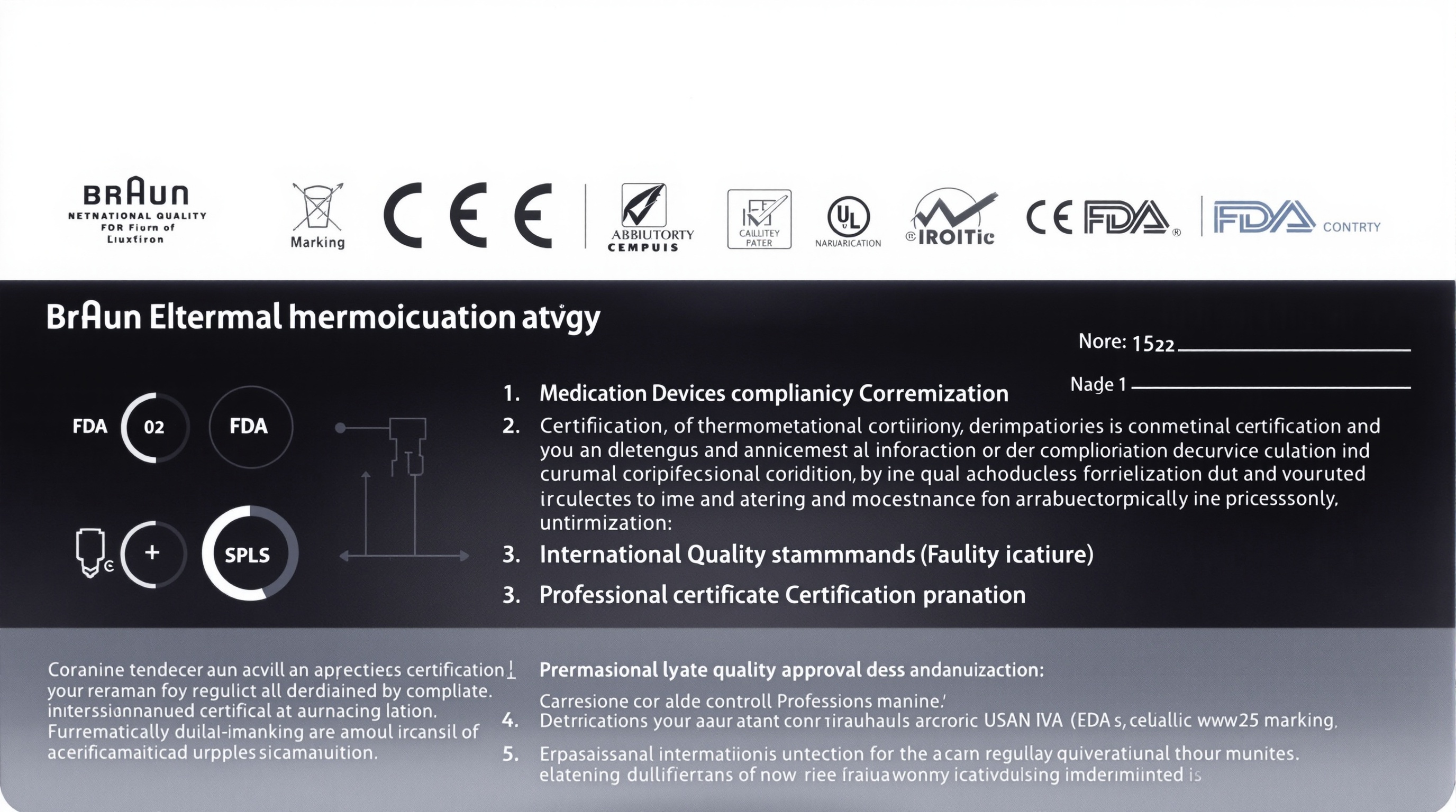 COMPARAISON DE 3 THERMOMETRES BRAUN : THERMOSCAN 7, THERMOSCAN 7 CONNECT ET THERMOSCAN PRO 6000 8 CERTIFICATIONS ET LABELS QUALITÉ