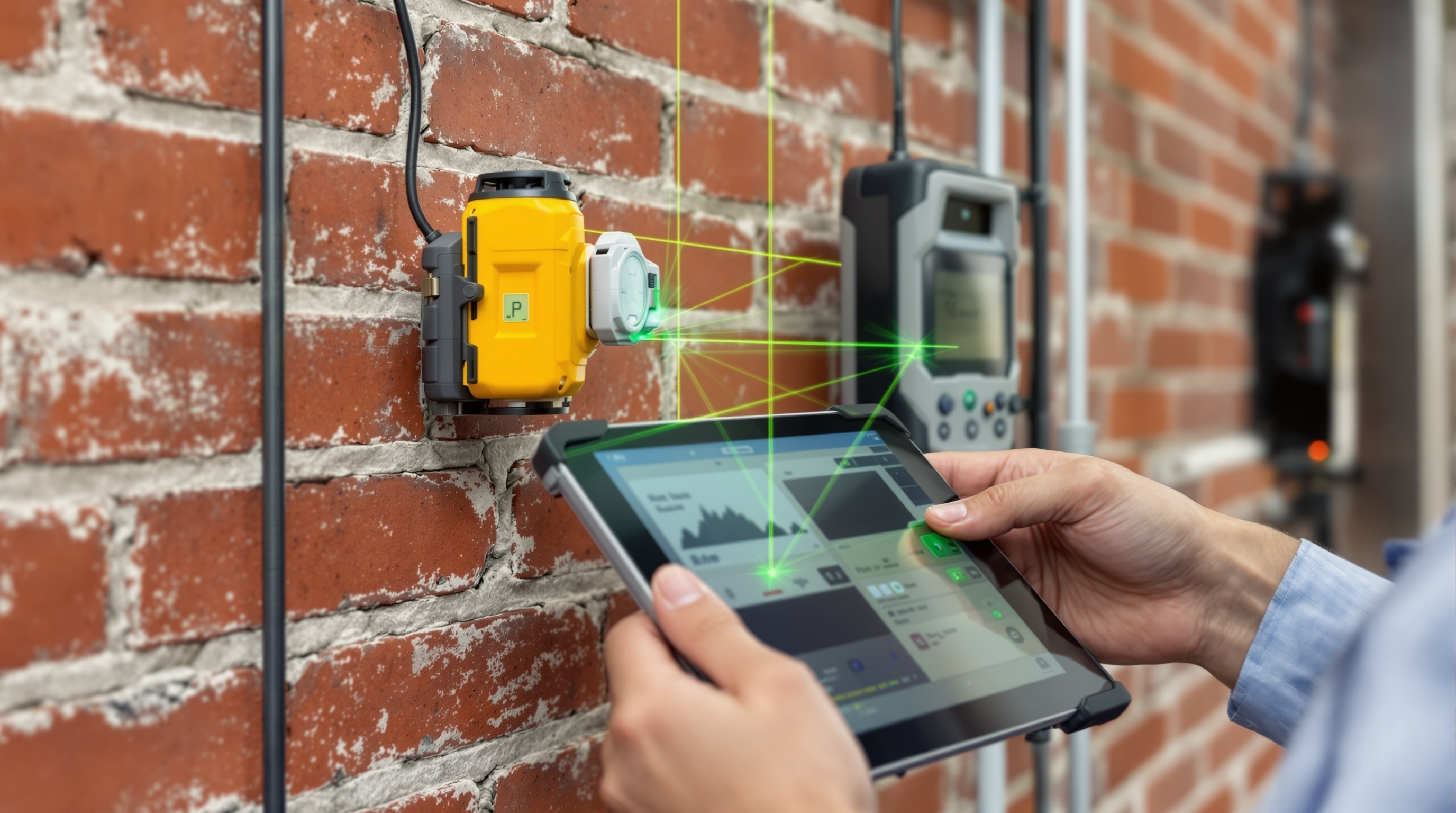 Modern surveying equipment and technology tools