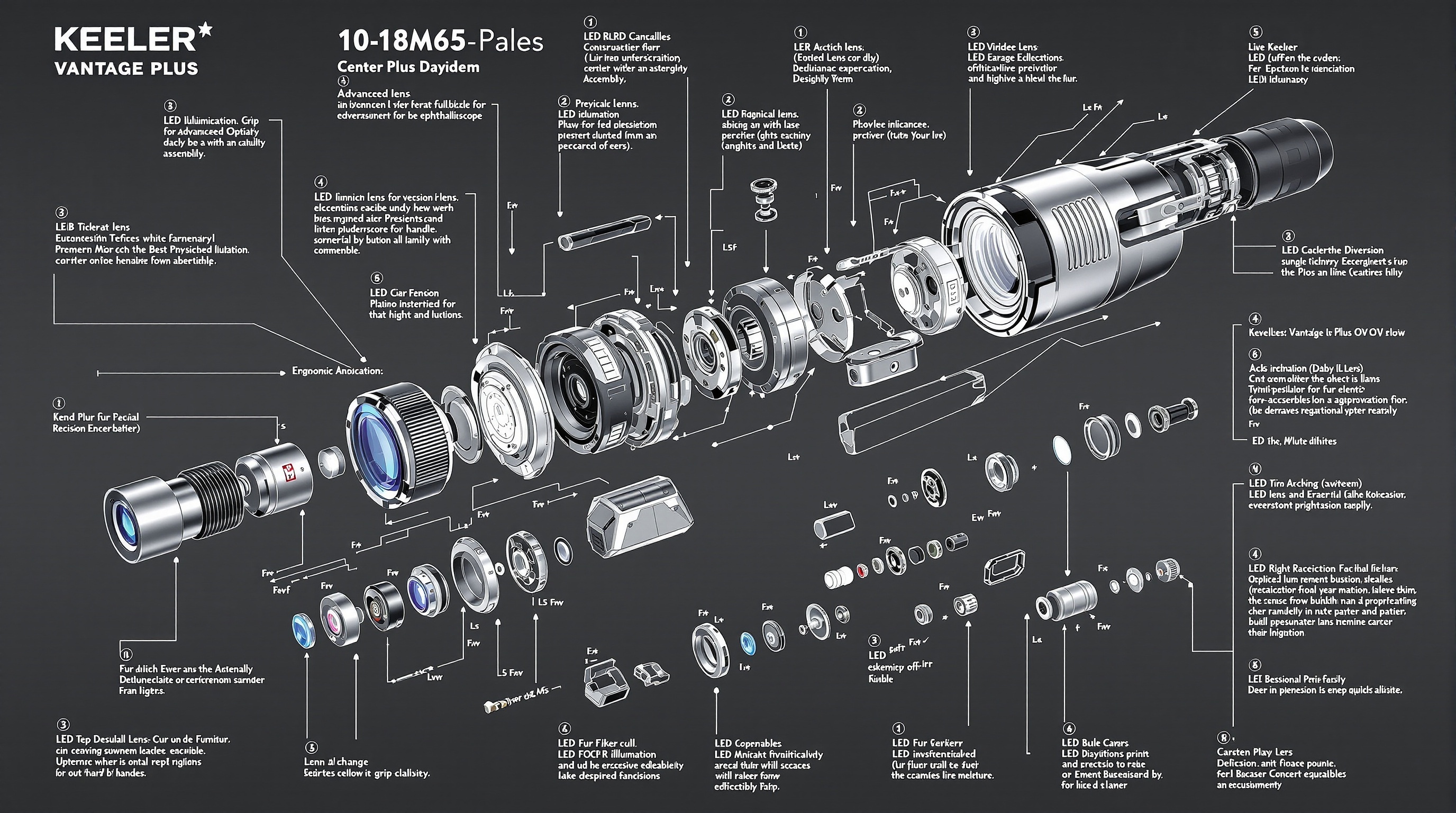 Keeler Vantage Plus Technical Components