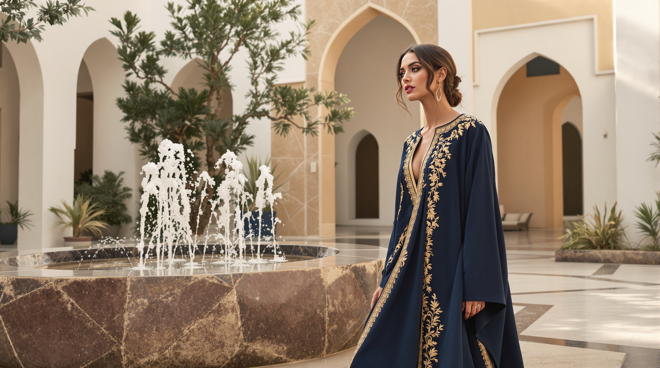 Evening Relaxation - Loose flowing kaftan