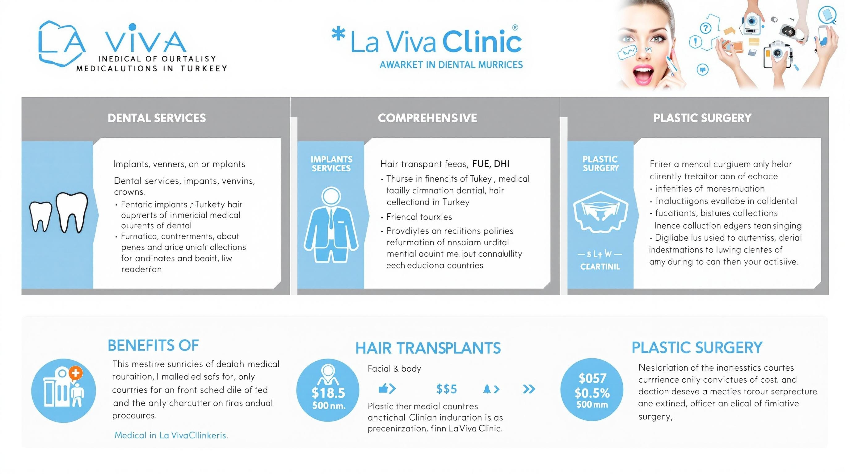 Comprehensive services of La Viva Clinic in Turkey