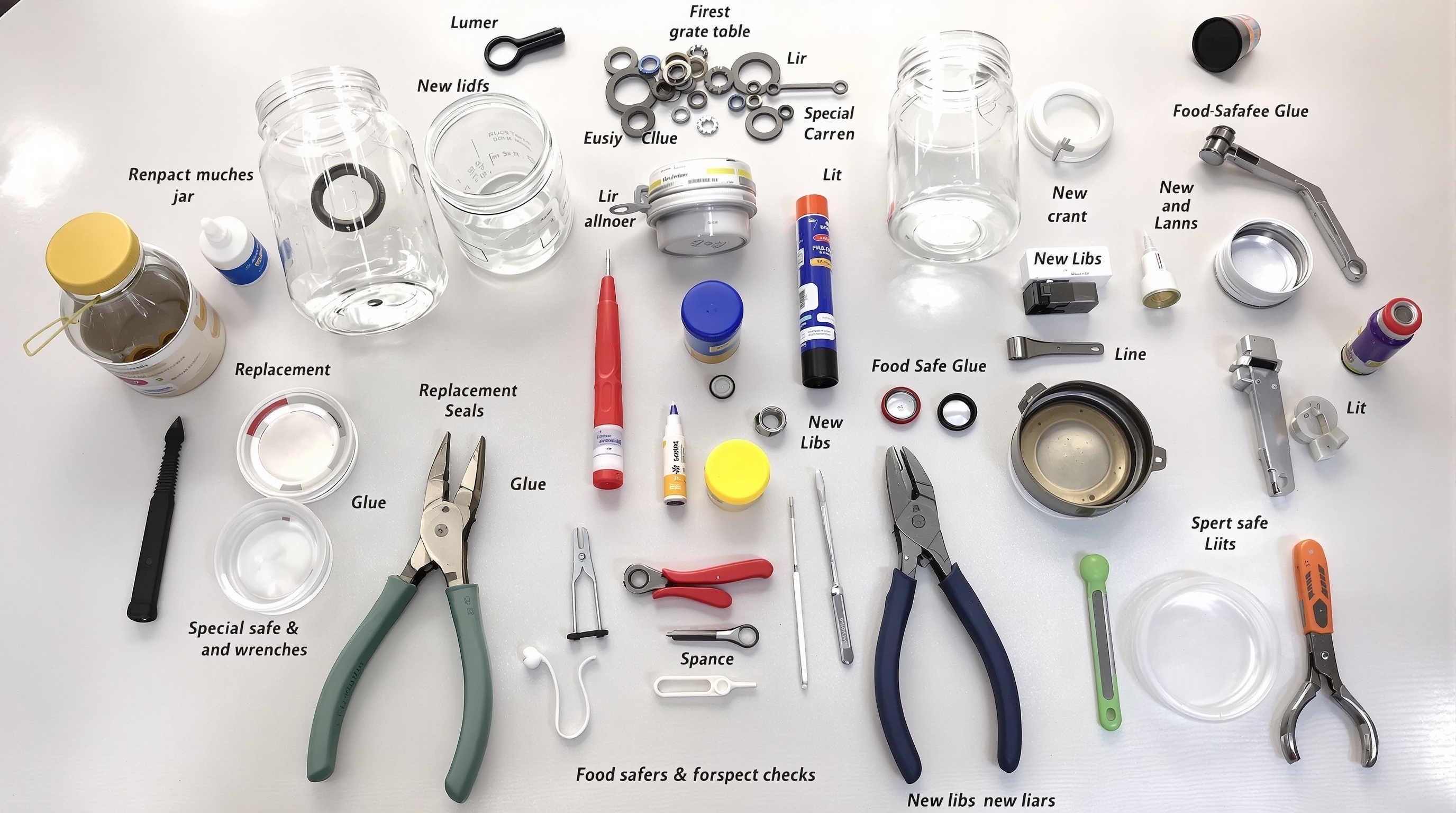 OUTILS DE RÉPARATION POUR BOCAUX