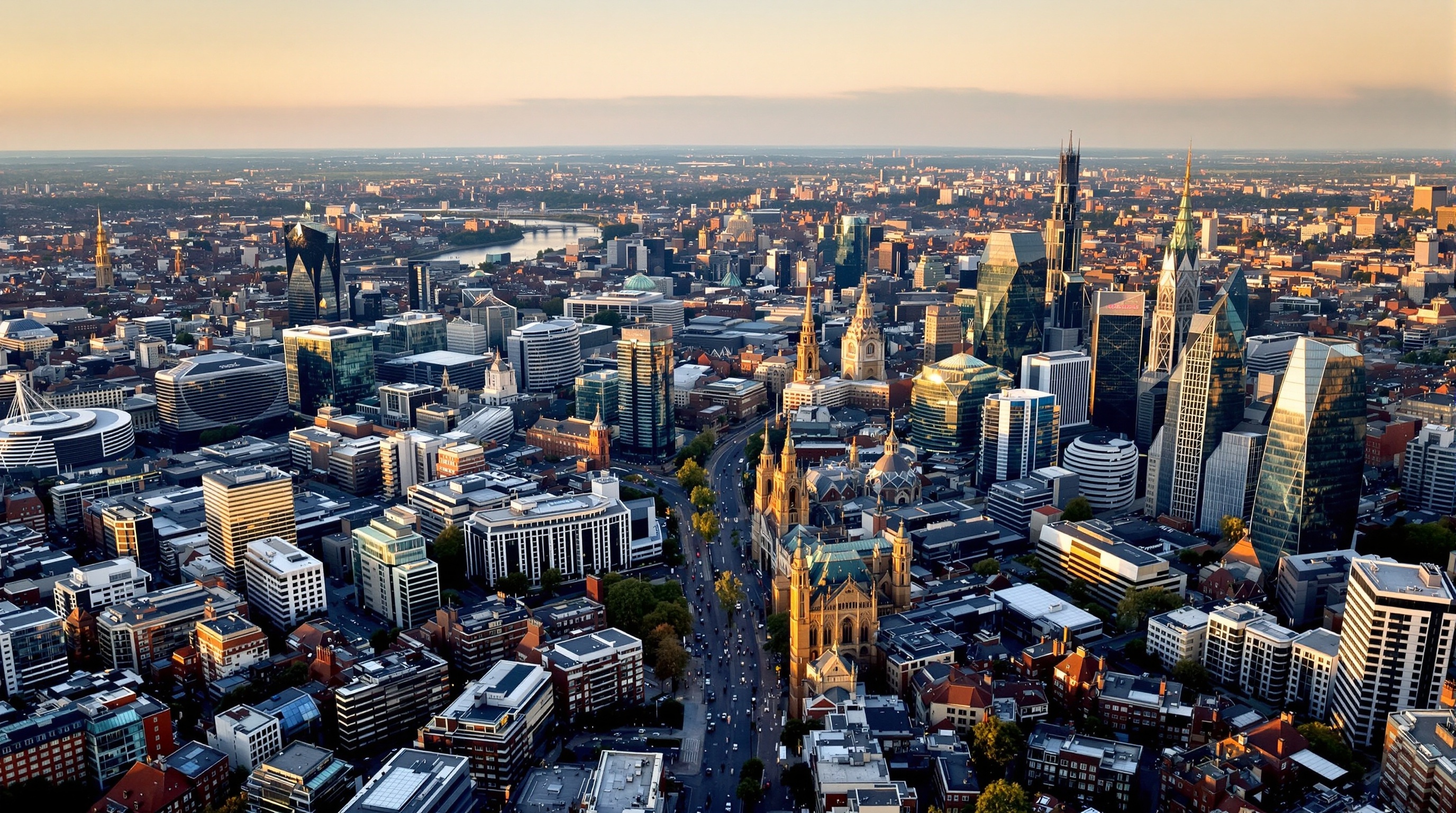 UK cities - London Birmingham Manchester Bristol