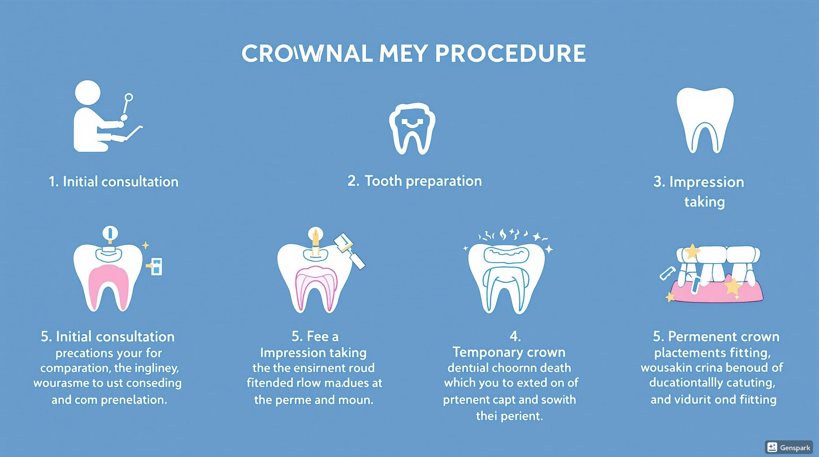 Dental Crown Procedure Steps