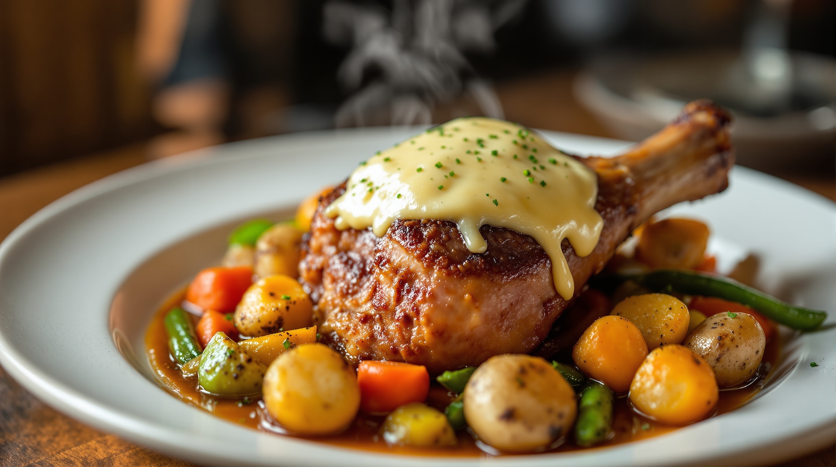 Jambonneau Braisé au Munster