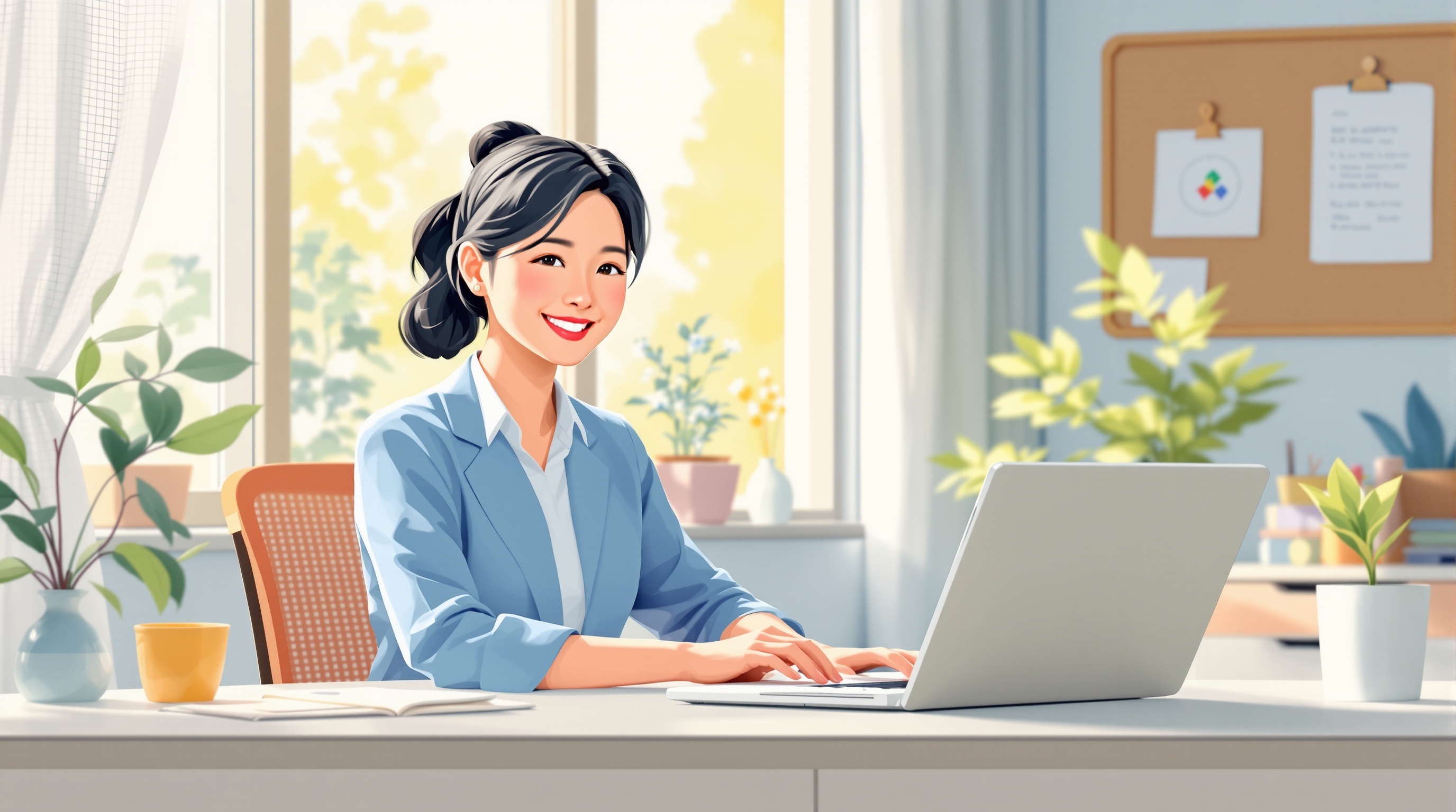 在宅で活き活きと働く経理ワーカー