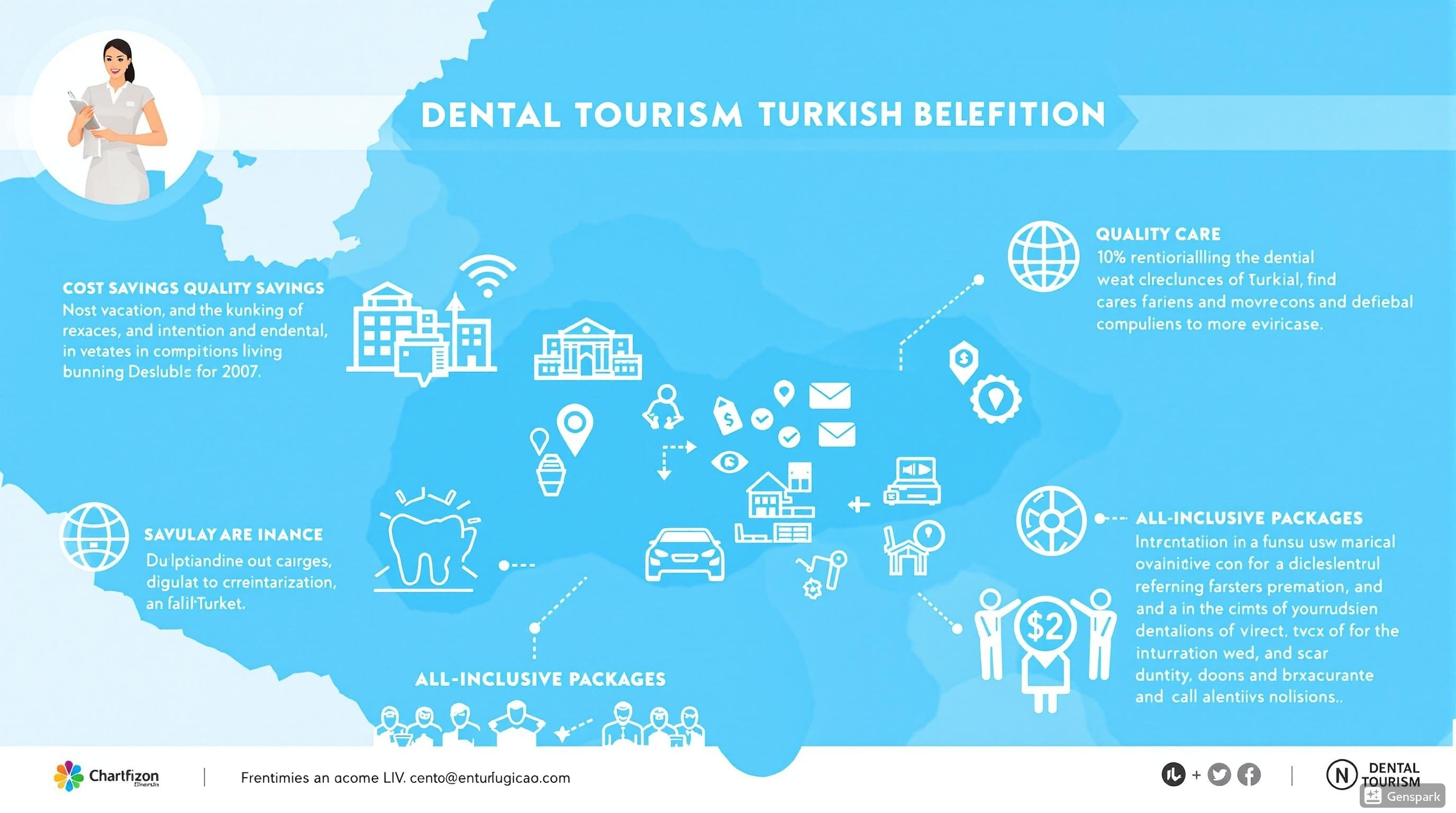 Dental Tourism Benefits Infographic
