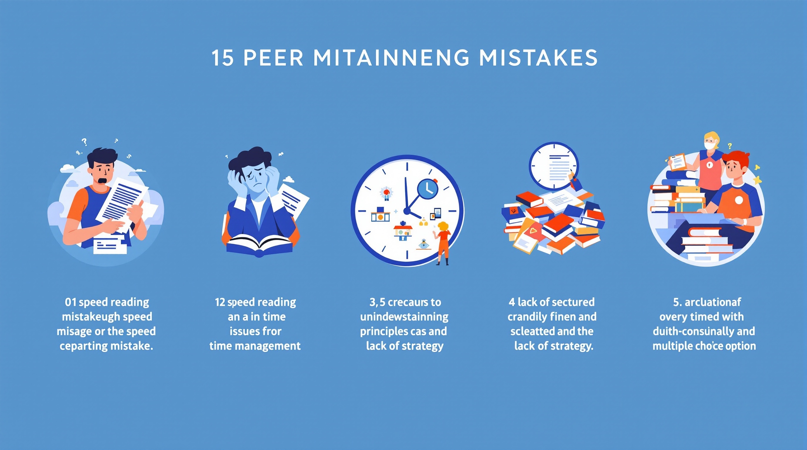 Common CLAT Legal Reasoning Mistakes Infographic