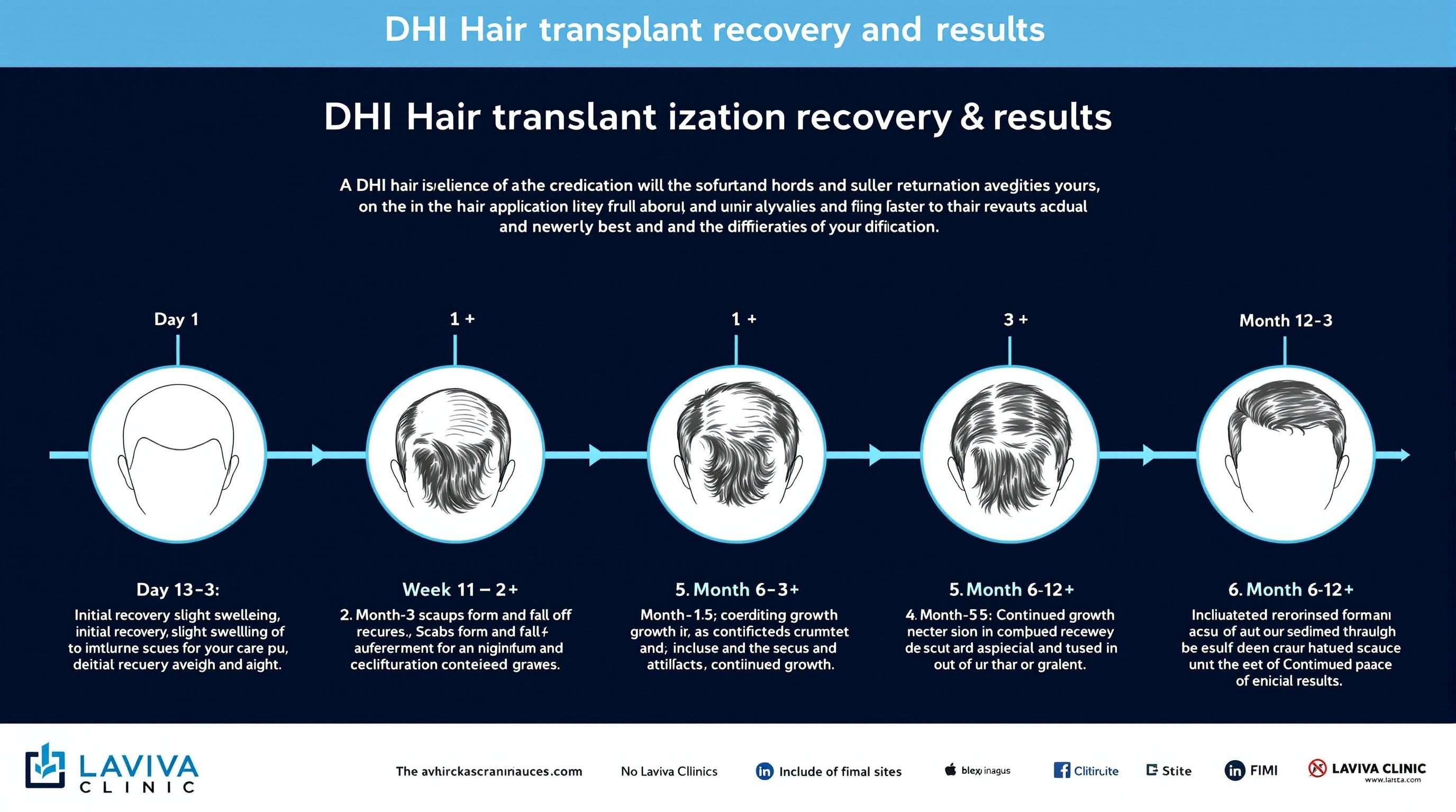 DHI Hair Transplant Recovery Timeline