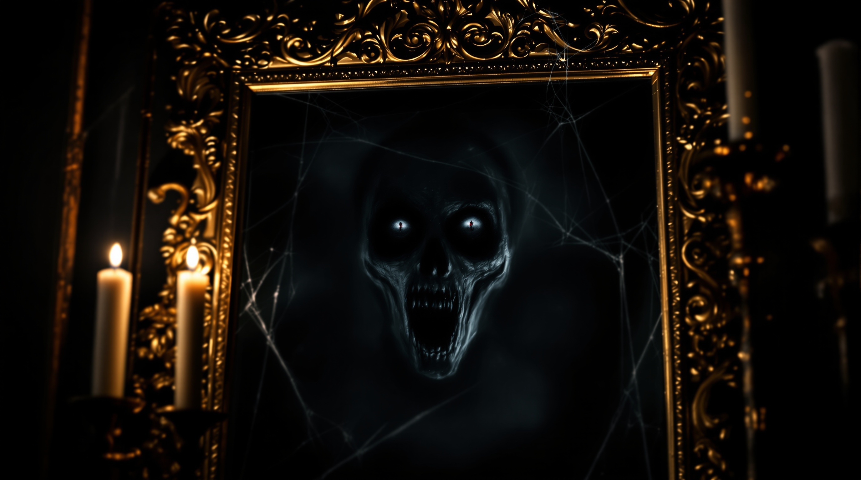 مرآة قديمة مسكونة