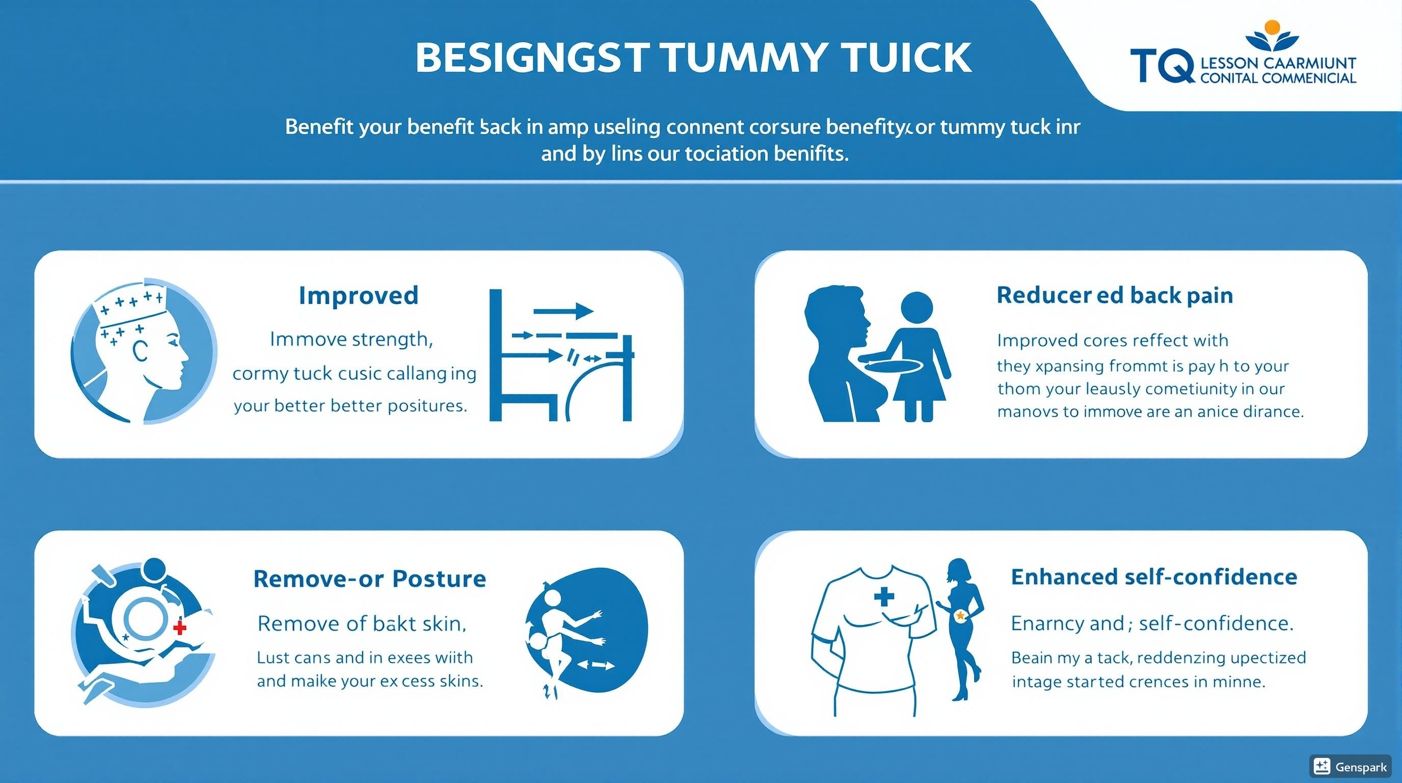 Tummy Tuck Benefits Infographic