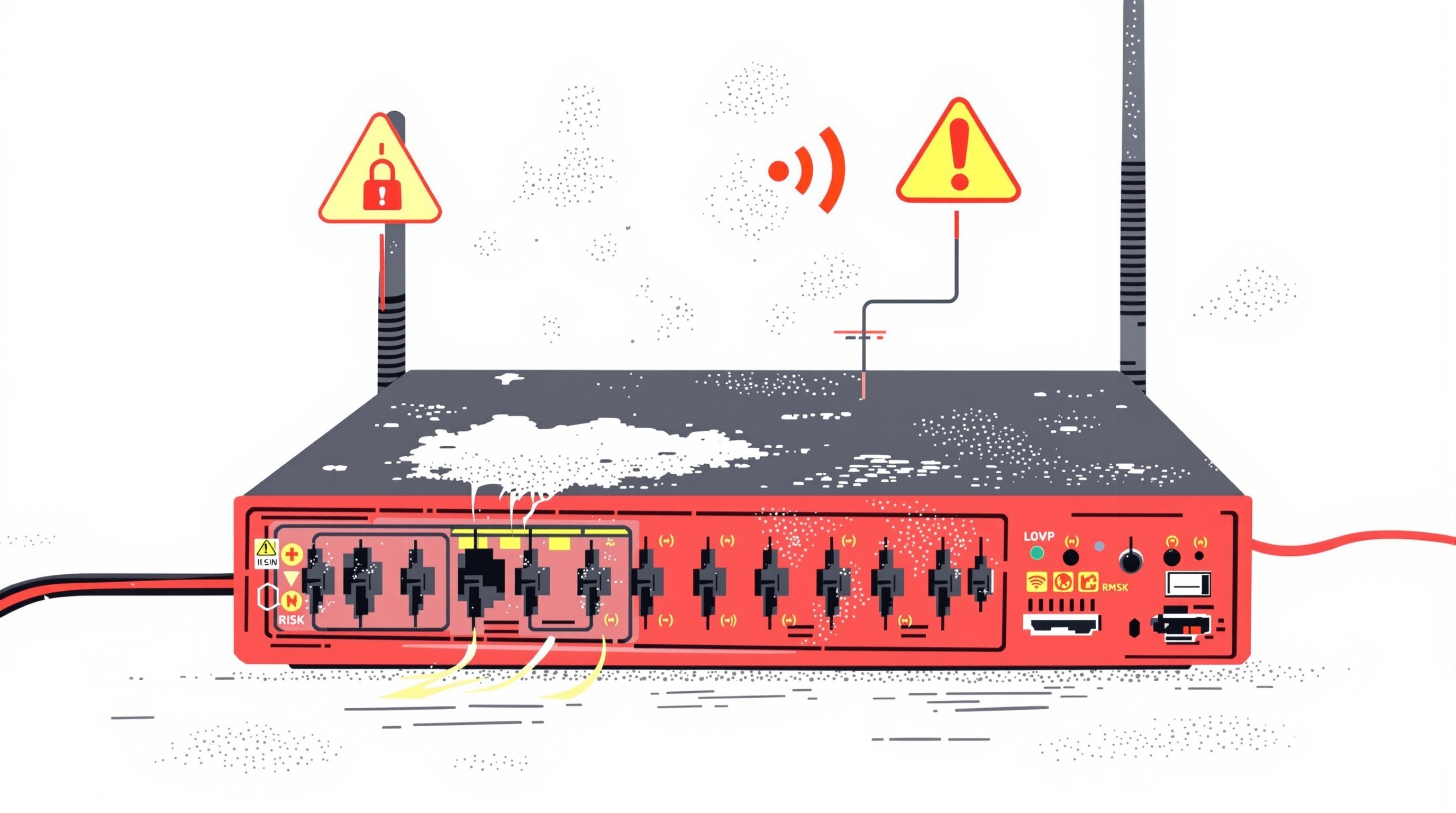 ネットワーク機器の老朽化