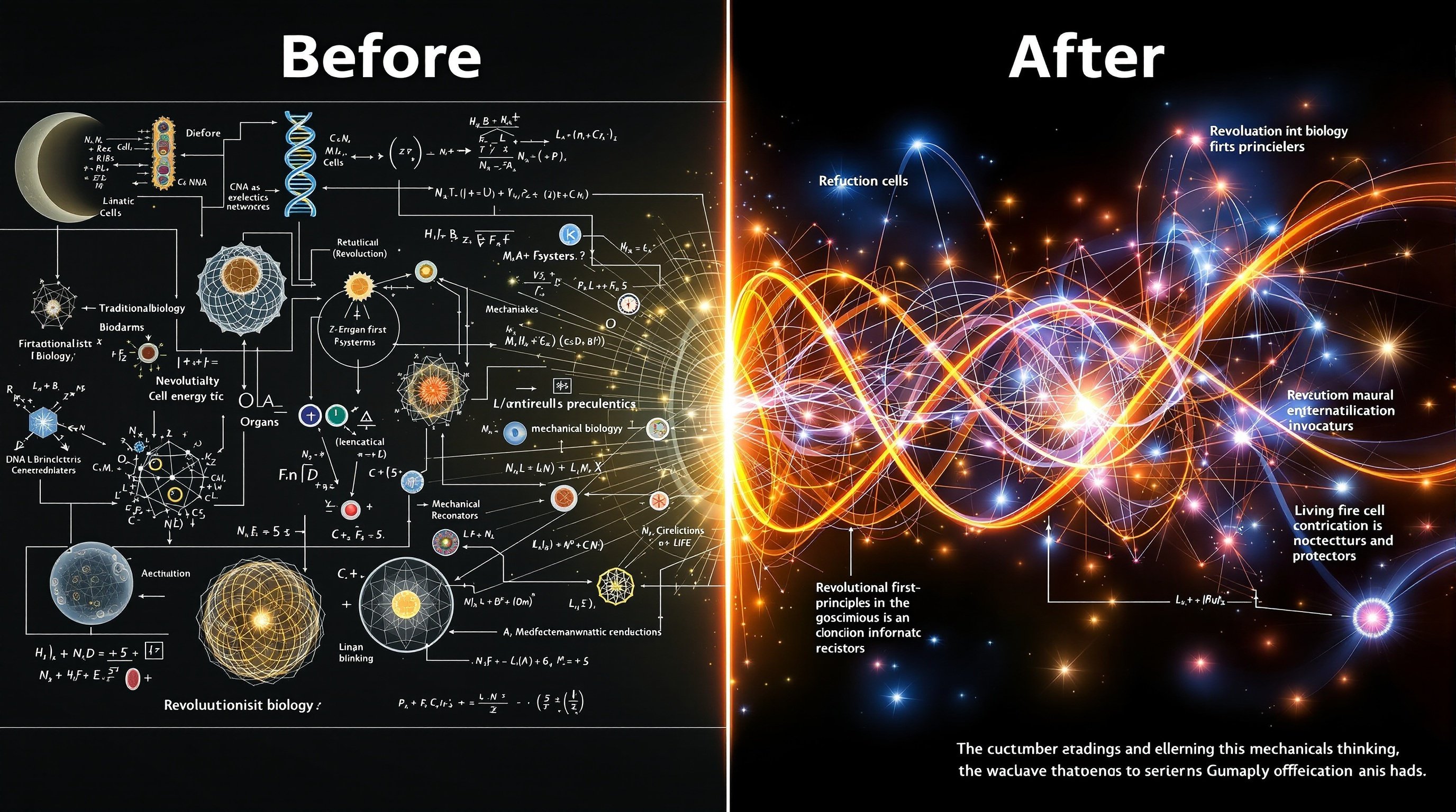 Before and after biological understanding