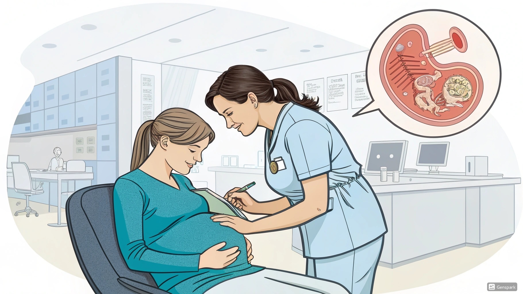 Women-centered care during second trimester pregnancy