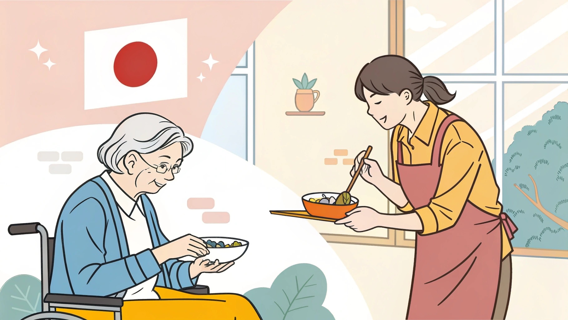 自立支援介護と従来の介護の比較