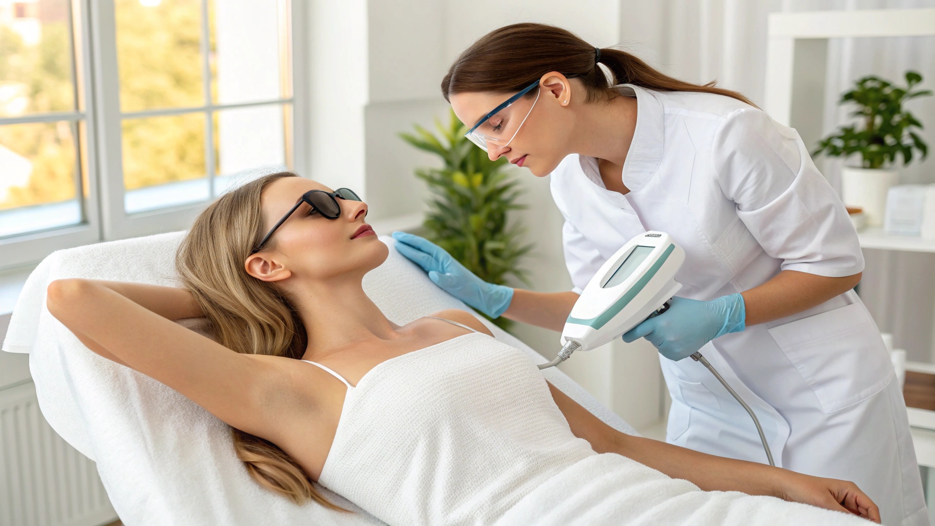 Эпиляция рук александритовым лазером