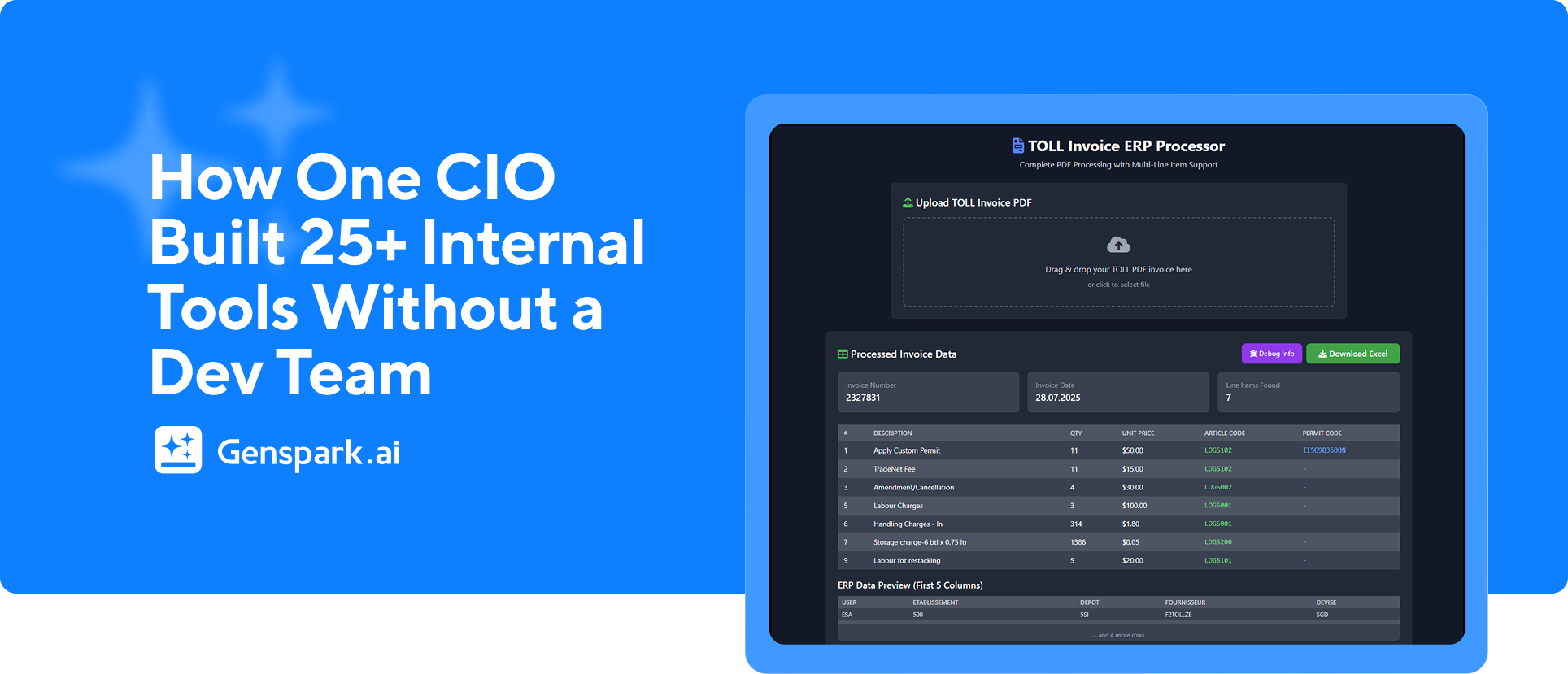 How One CIO Built 25+ Internal Tools Without Developers