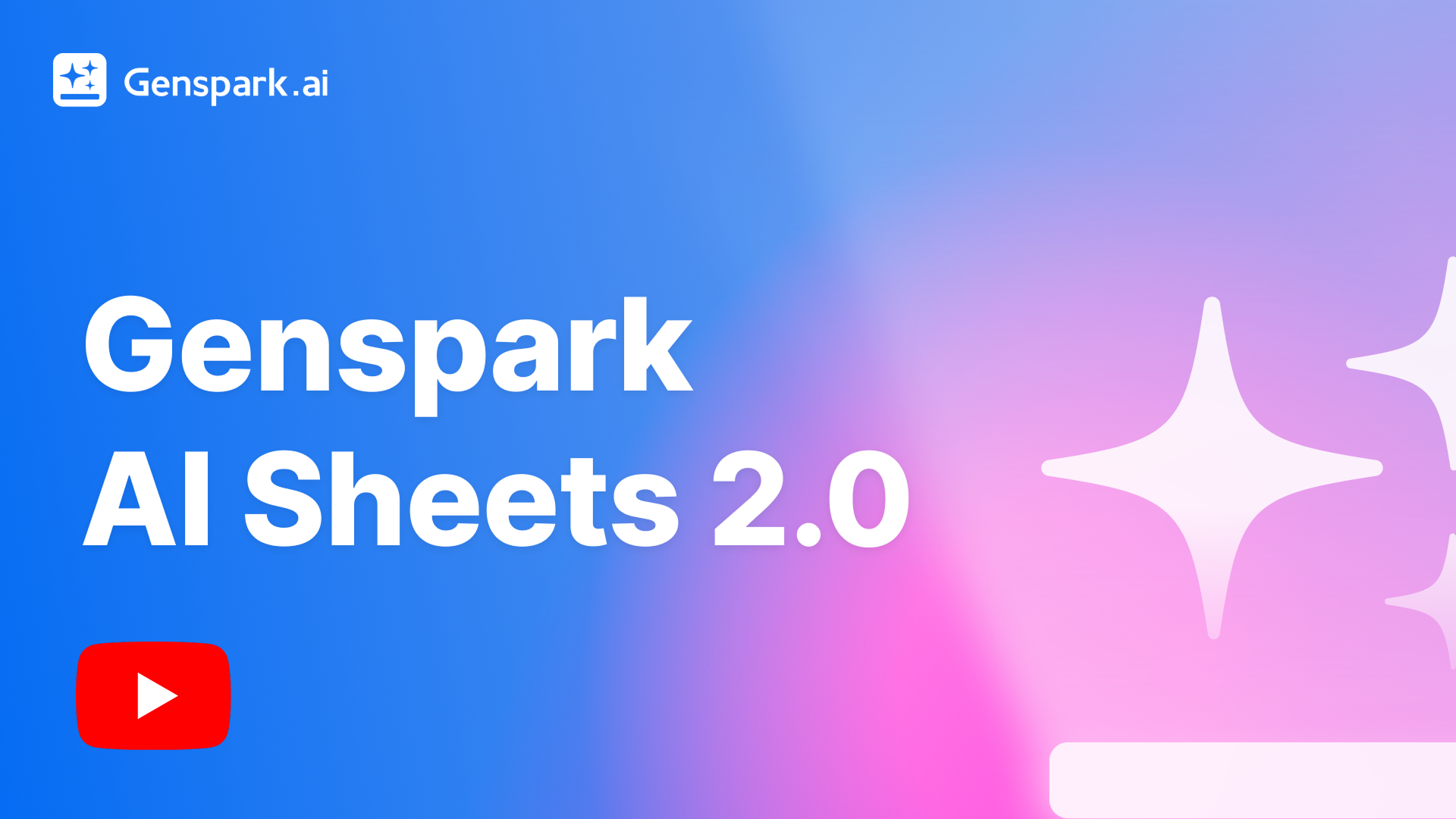 Genspark AI Sheets 2.0