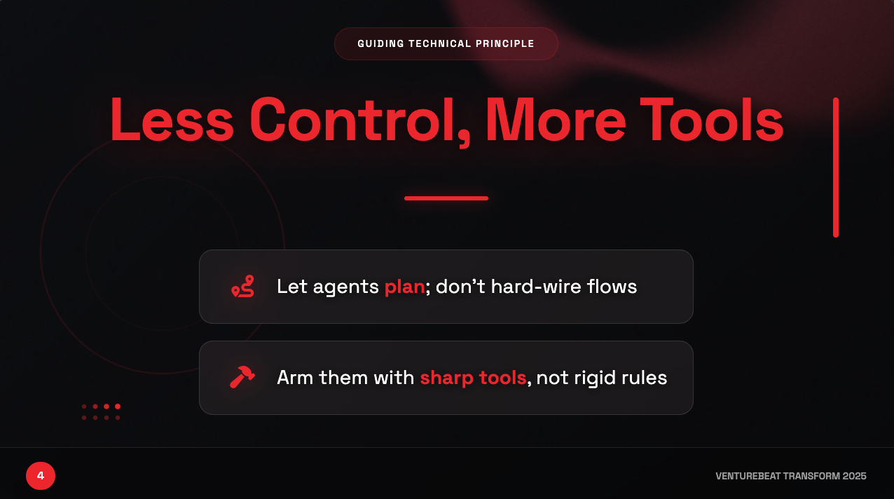Less Control, More Tools