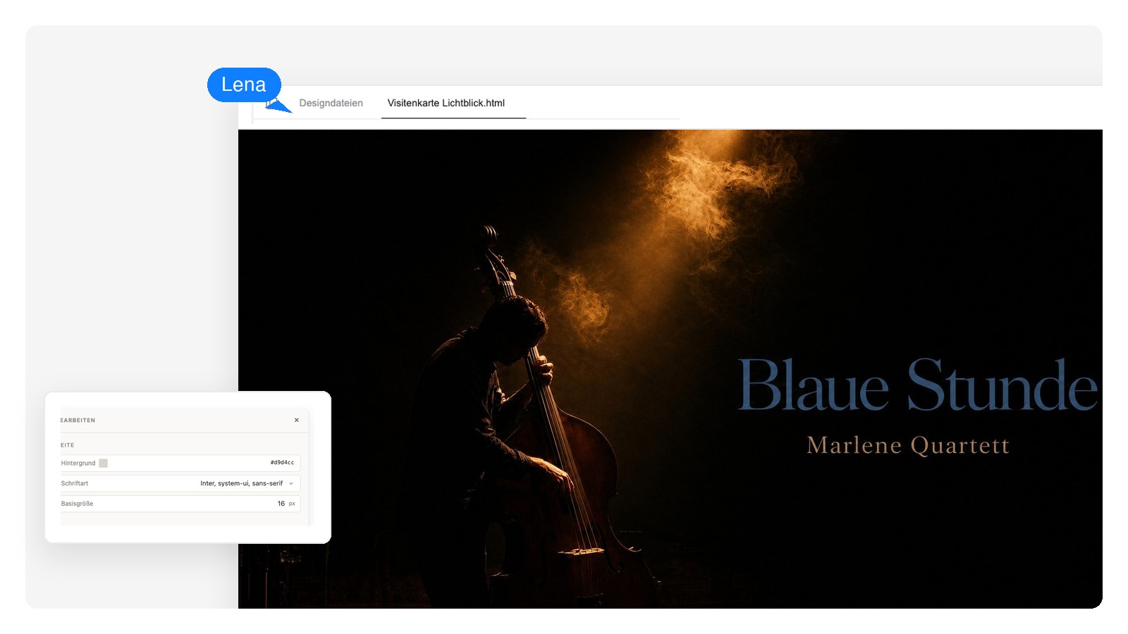 Jazz-Album-Cover — Album-Cover erstellen mit KI